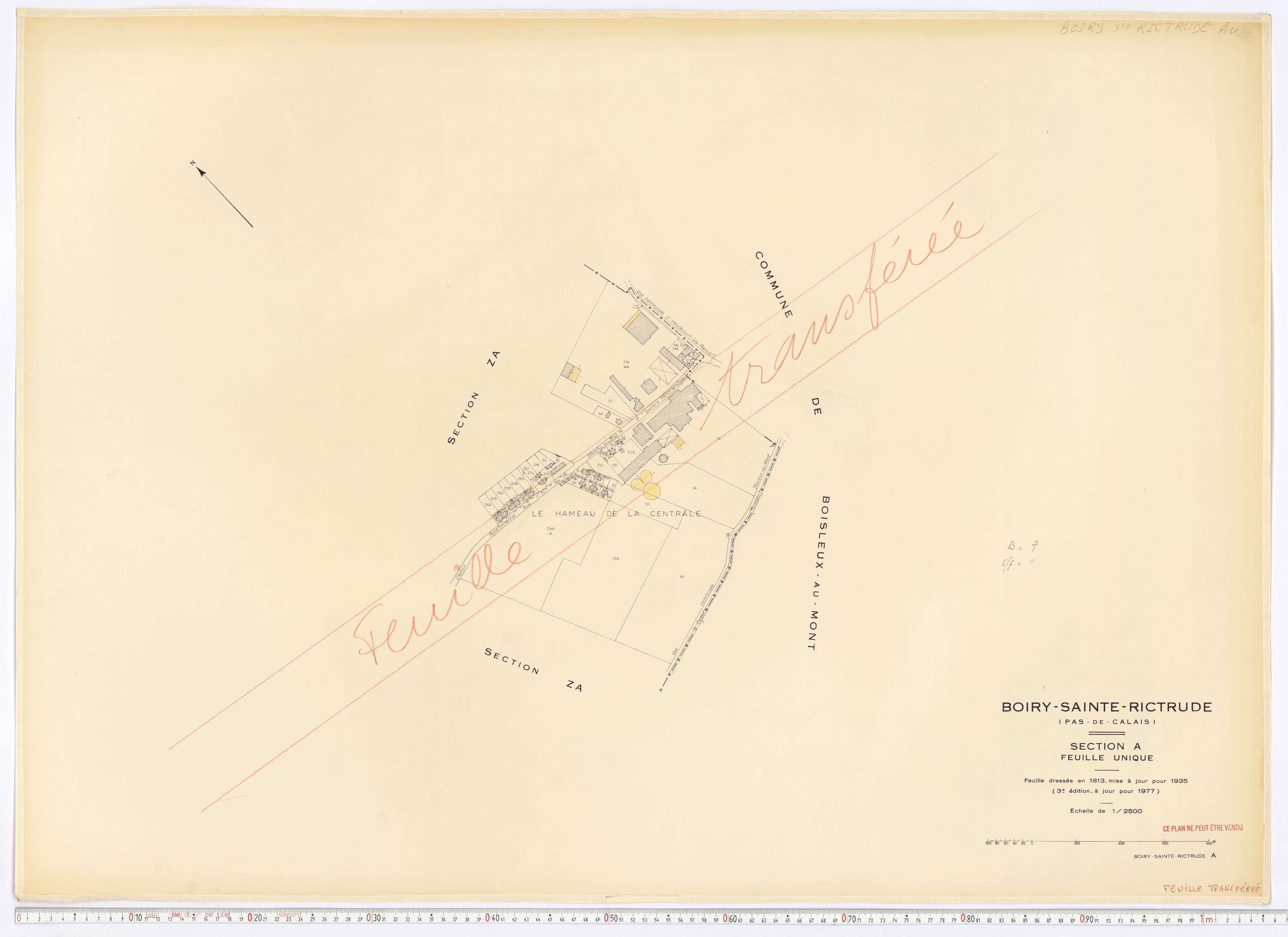 Boiry-Sainte-Rictrude - Section A.