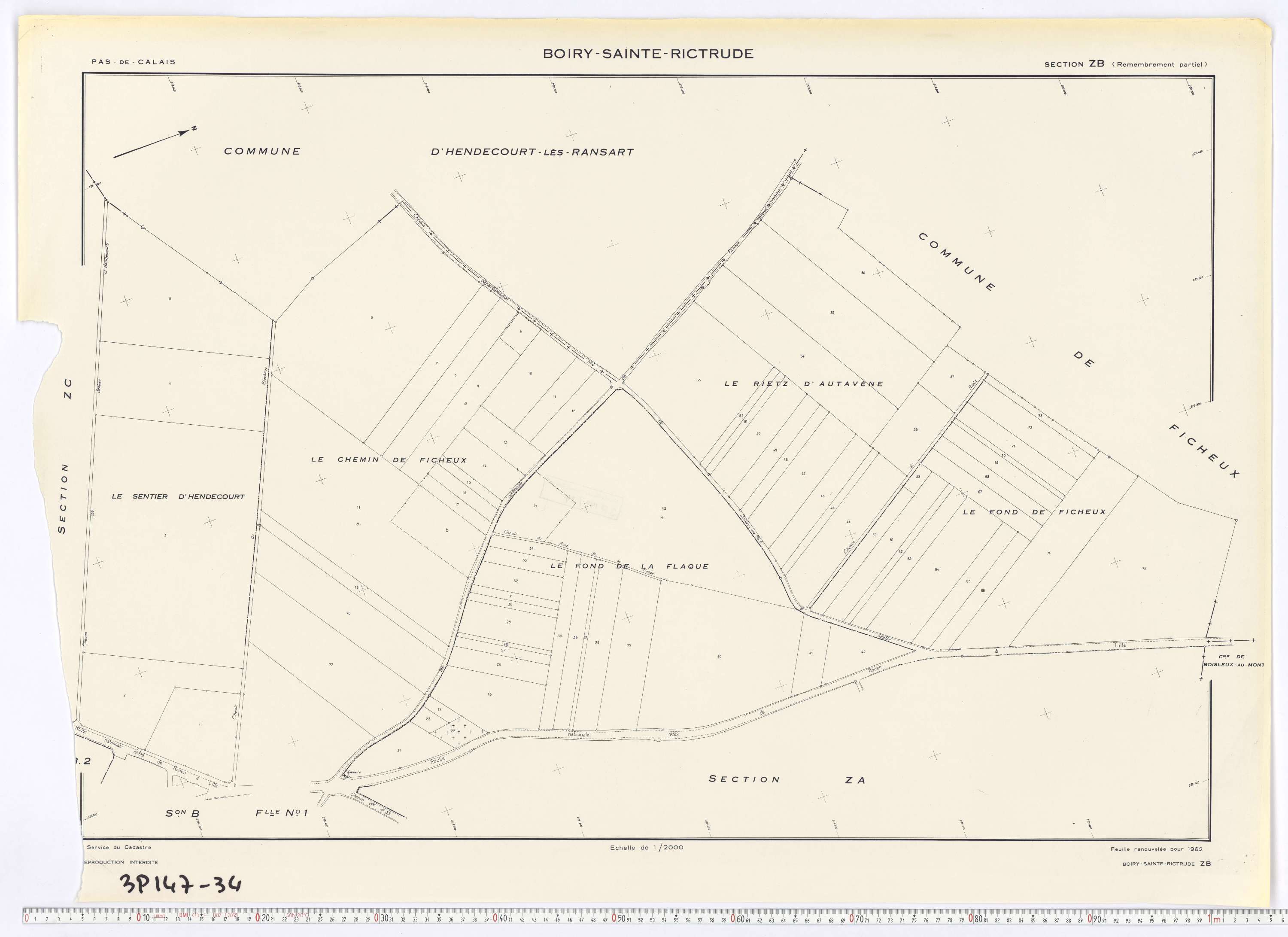 Boiry-Sainte-Rictrude - Section ZB.