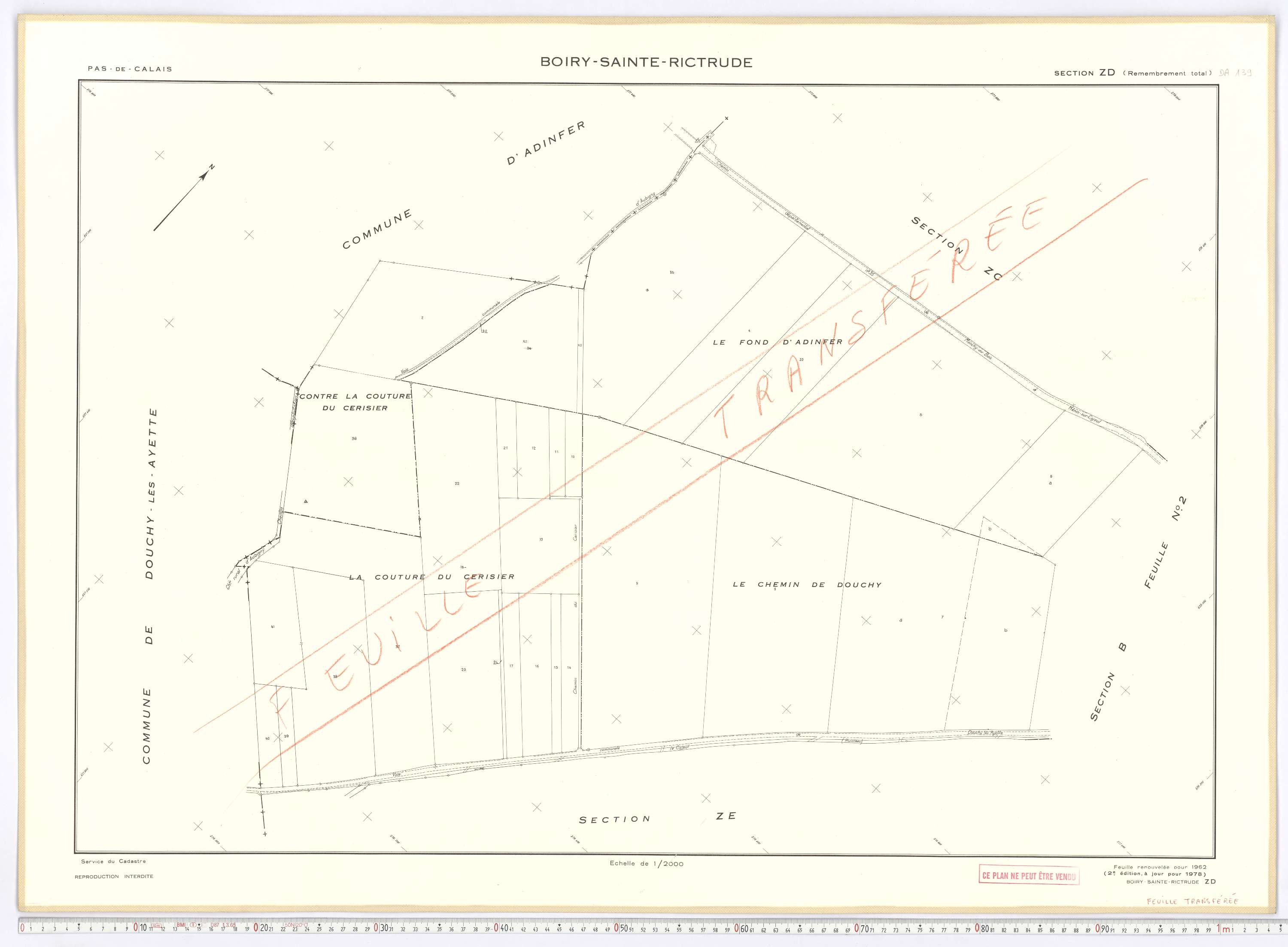 Boiry-Sainte-Rictrude - Section ZD.
