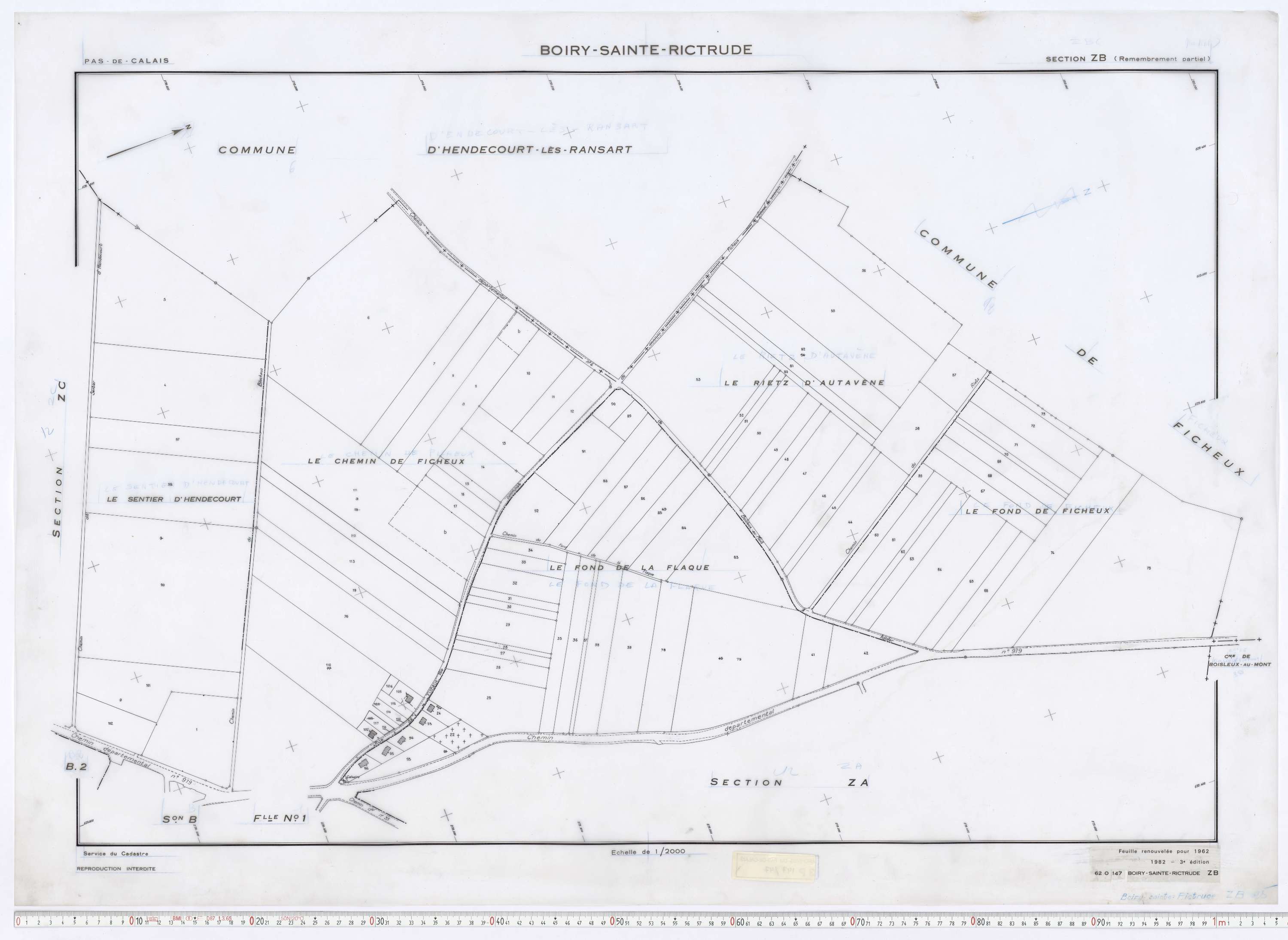 Boiry-Sainte-Rictrude - Section ZB.