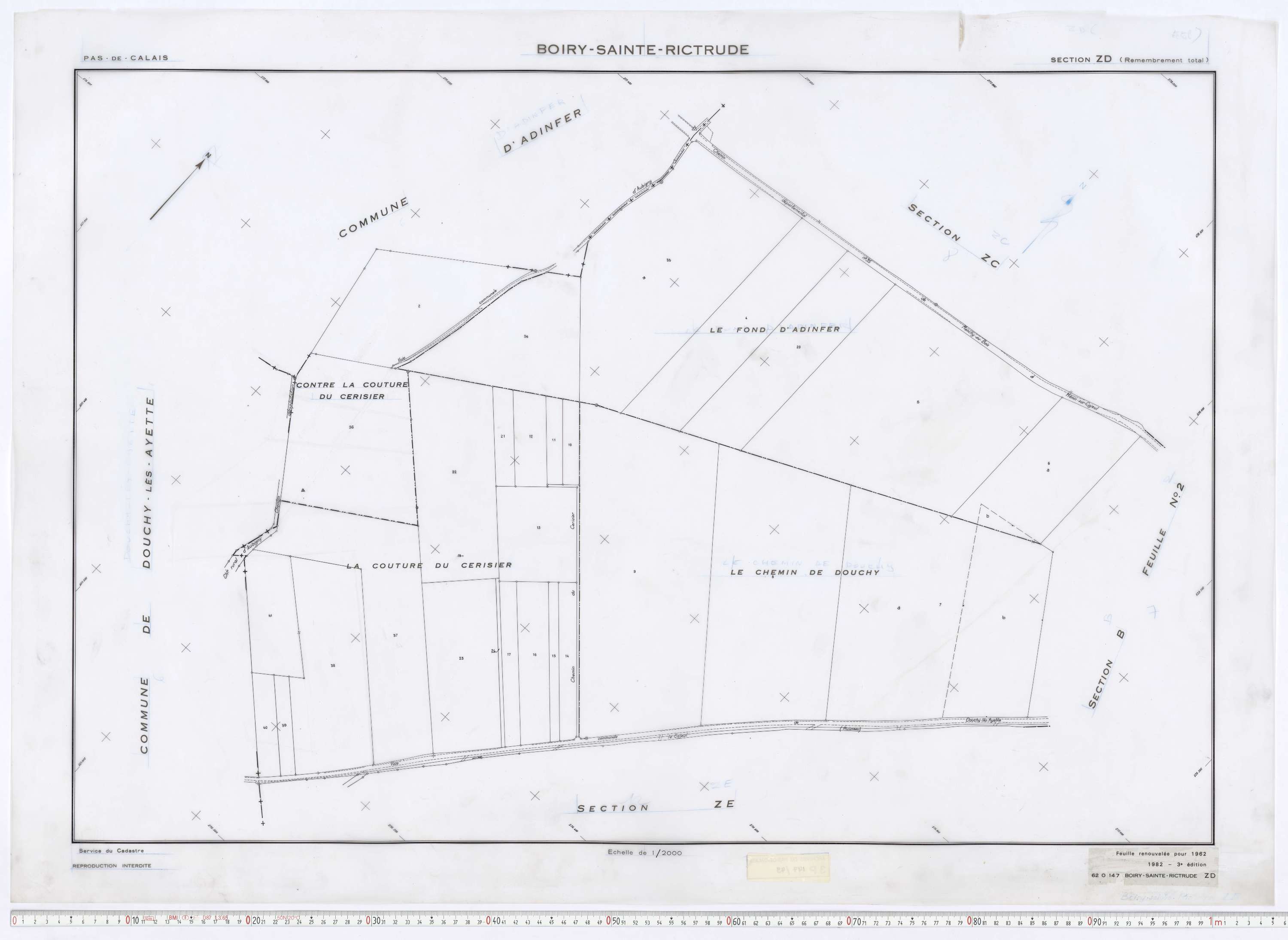 Boiry-Sainte-Rictrude - Section ZD.