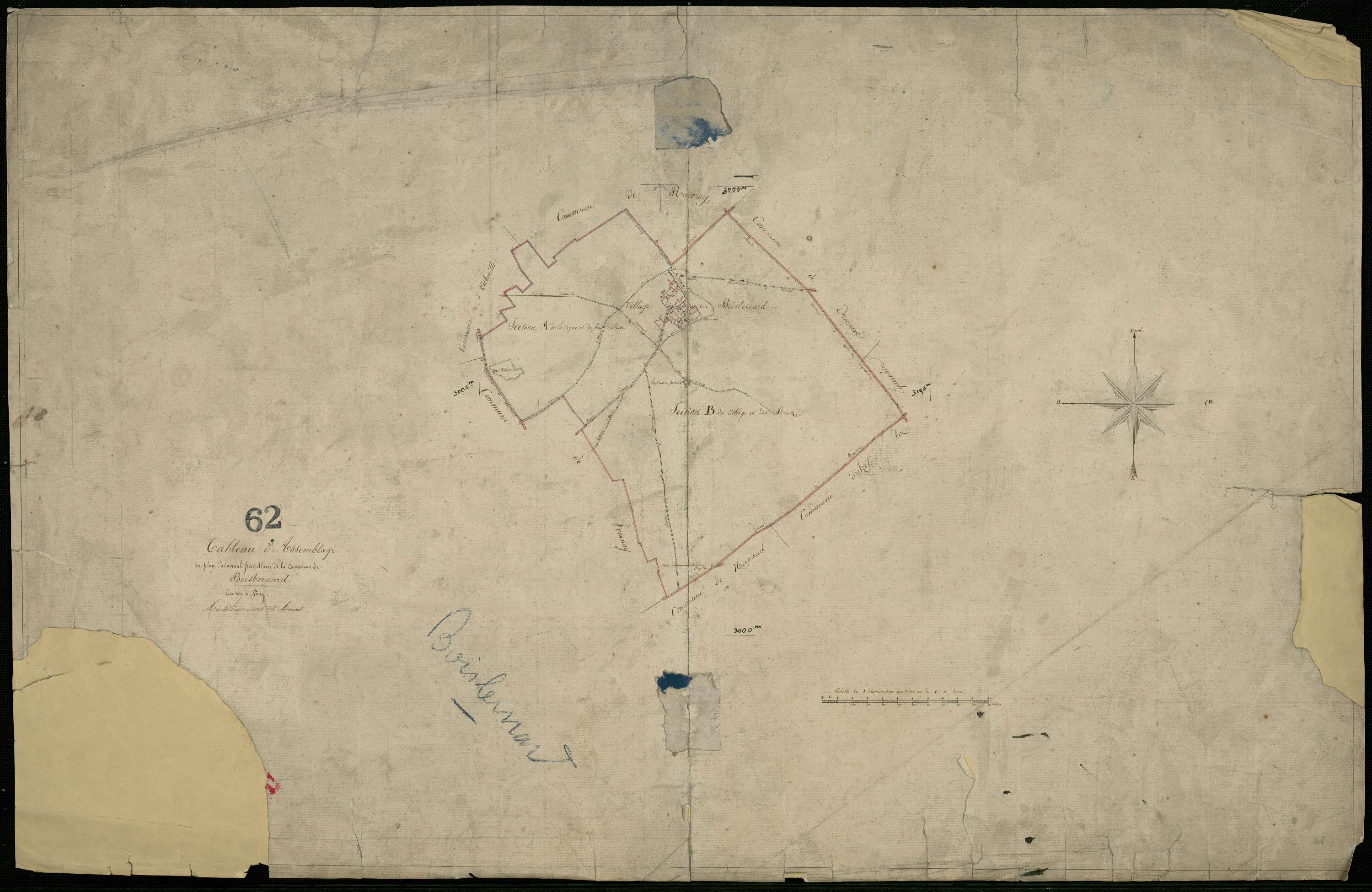 Bois-Bernard - Tableau d'assemblage