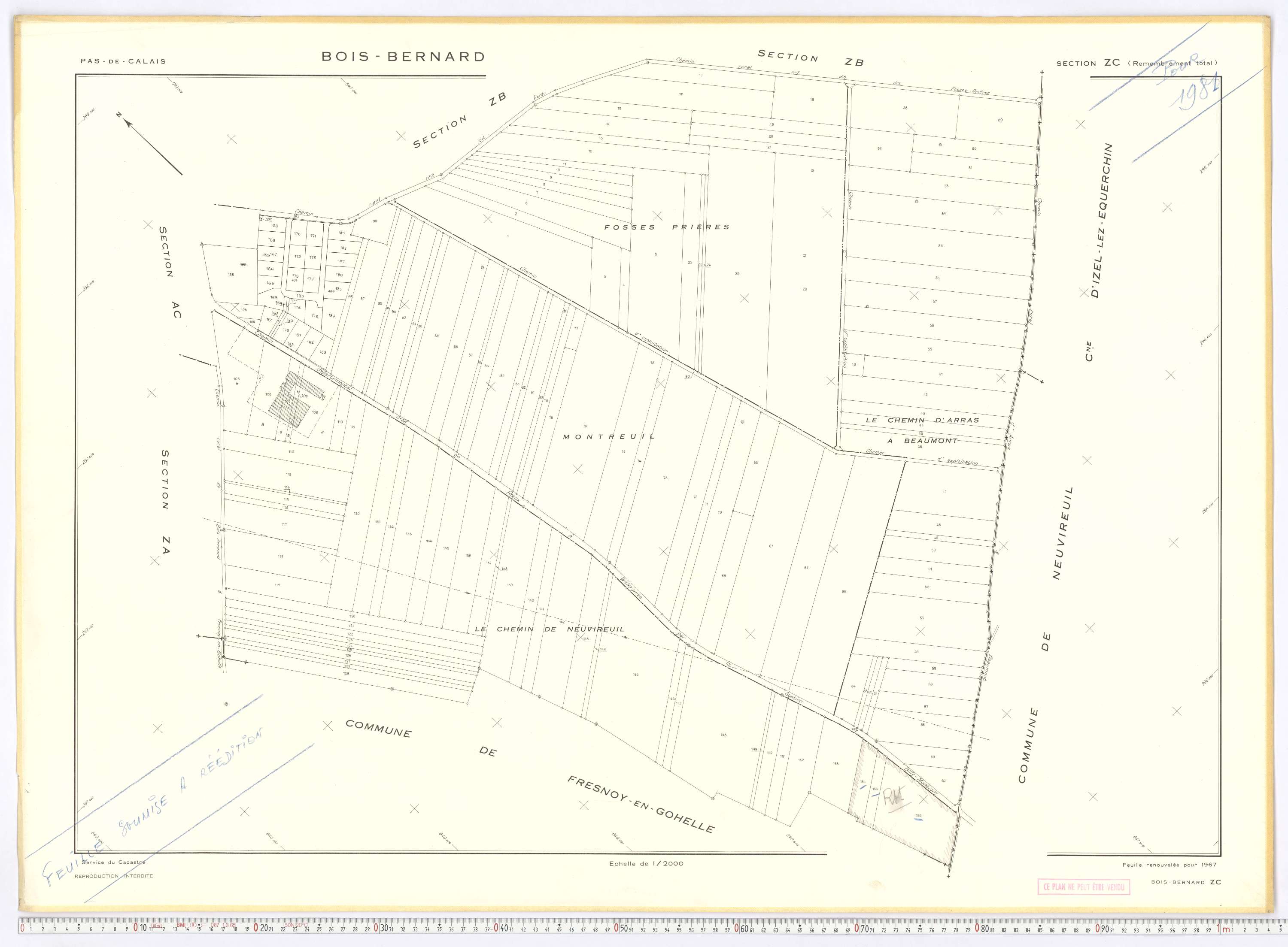 Bois-Bernard - Section ZC.