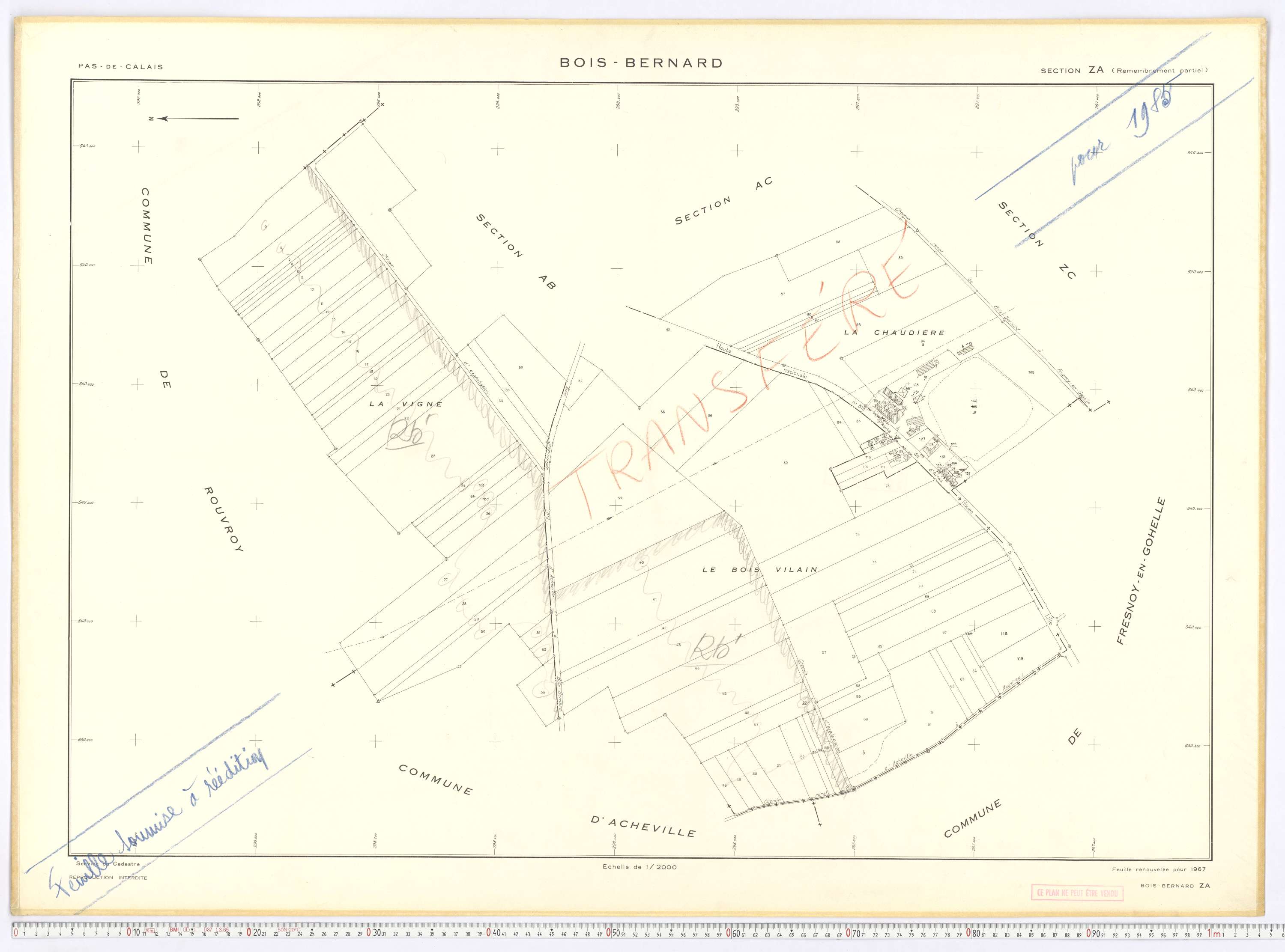 Bois-Bernard - Section ZA.