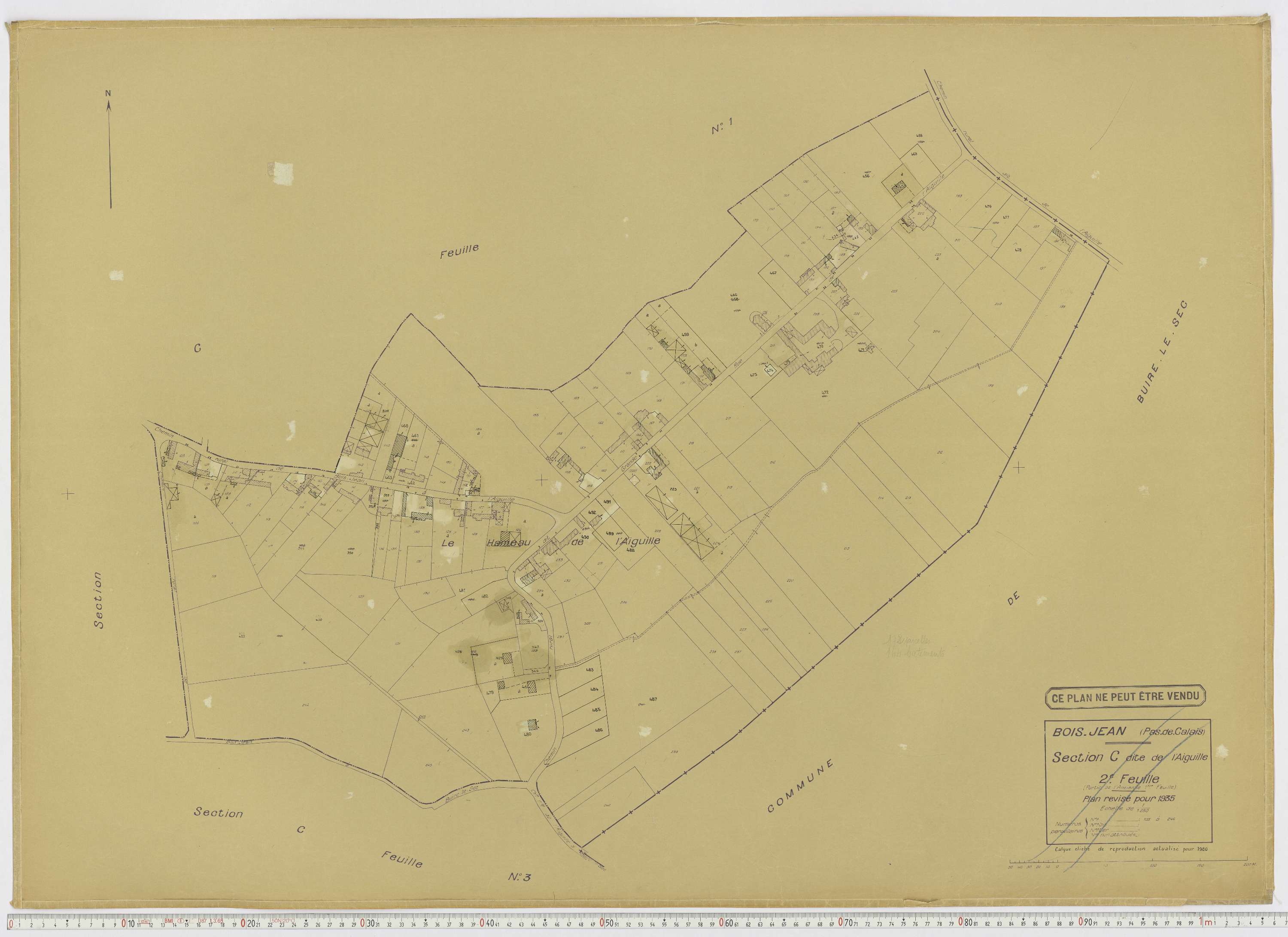 Boisjean - Section C, feuille 2.