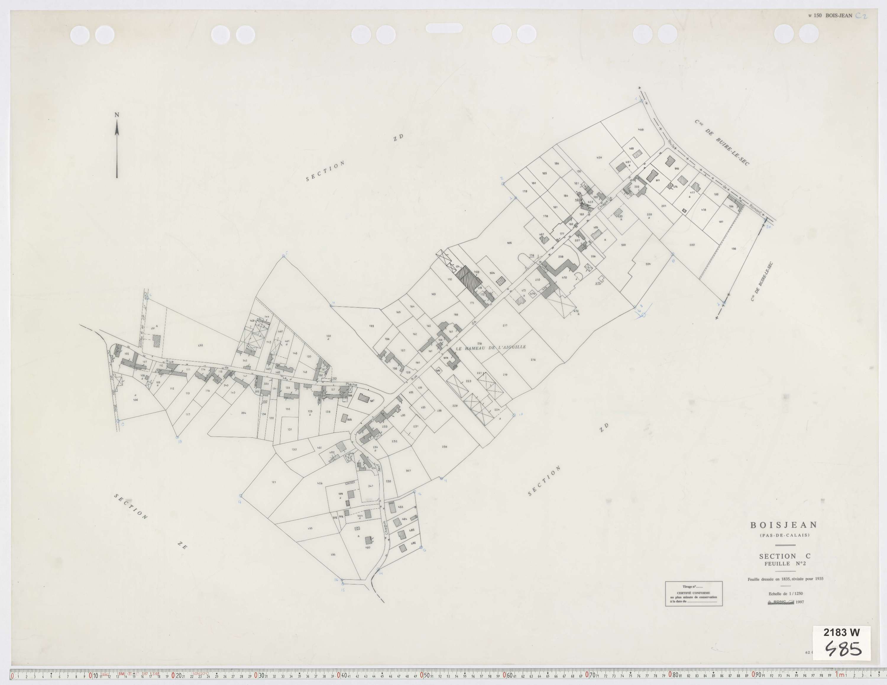 Boisjean - Section C, feuille 2.