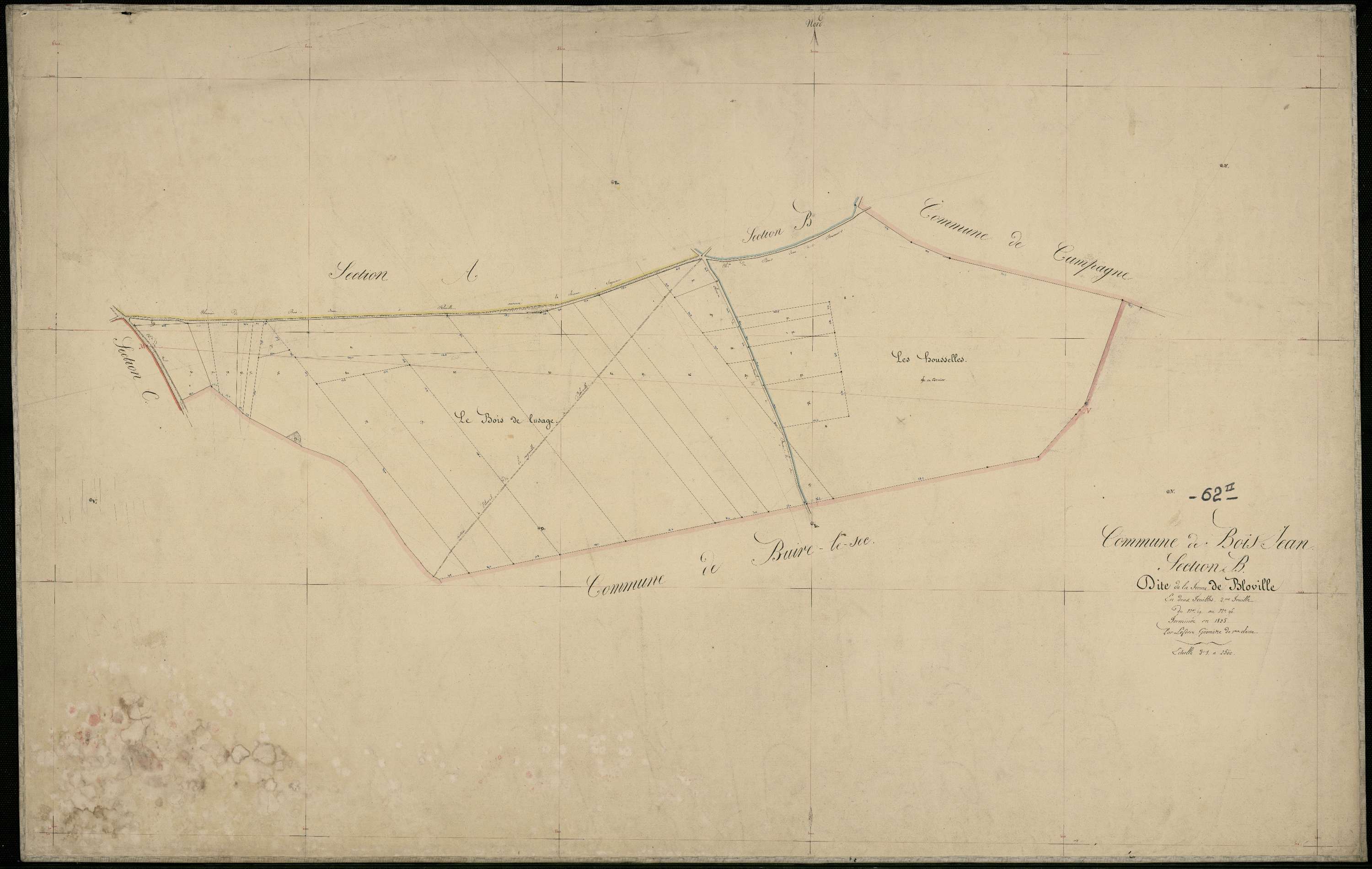 Boisjean - Section B, 2e feuille
