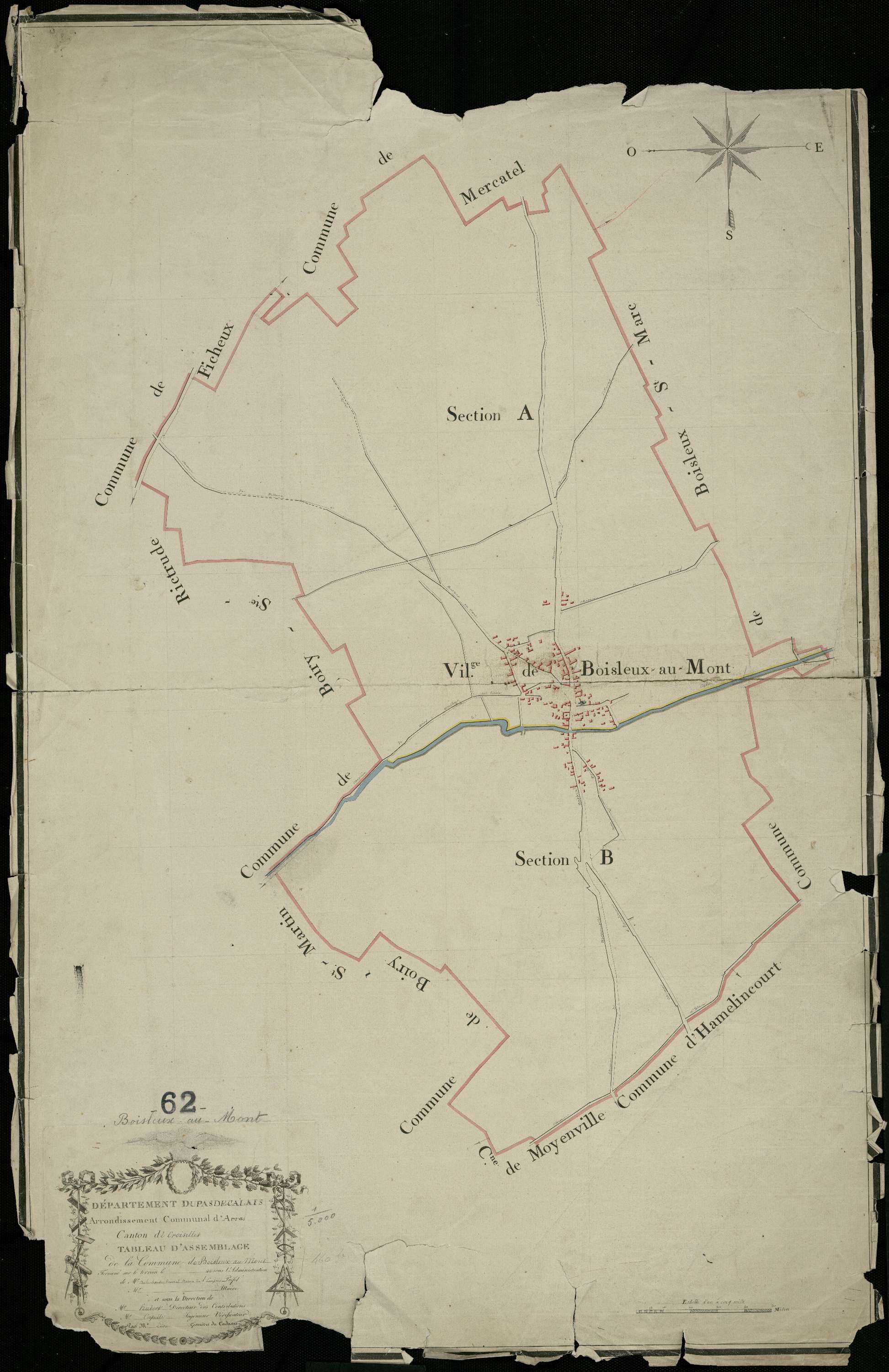 Boisleux-au-Mont - Tableau d'assemblage