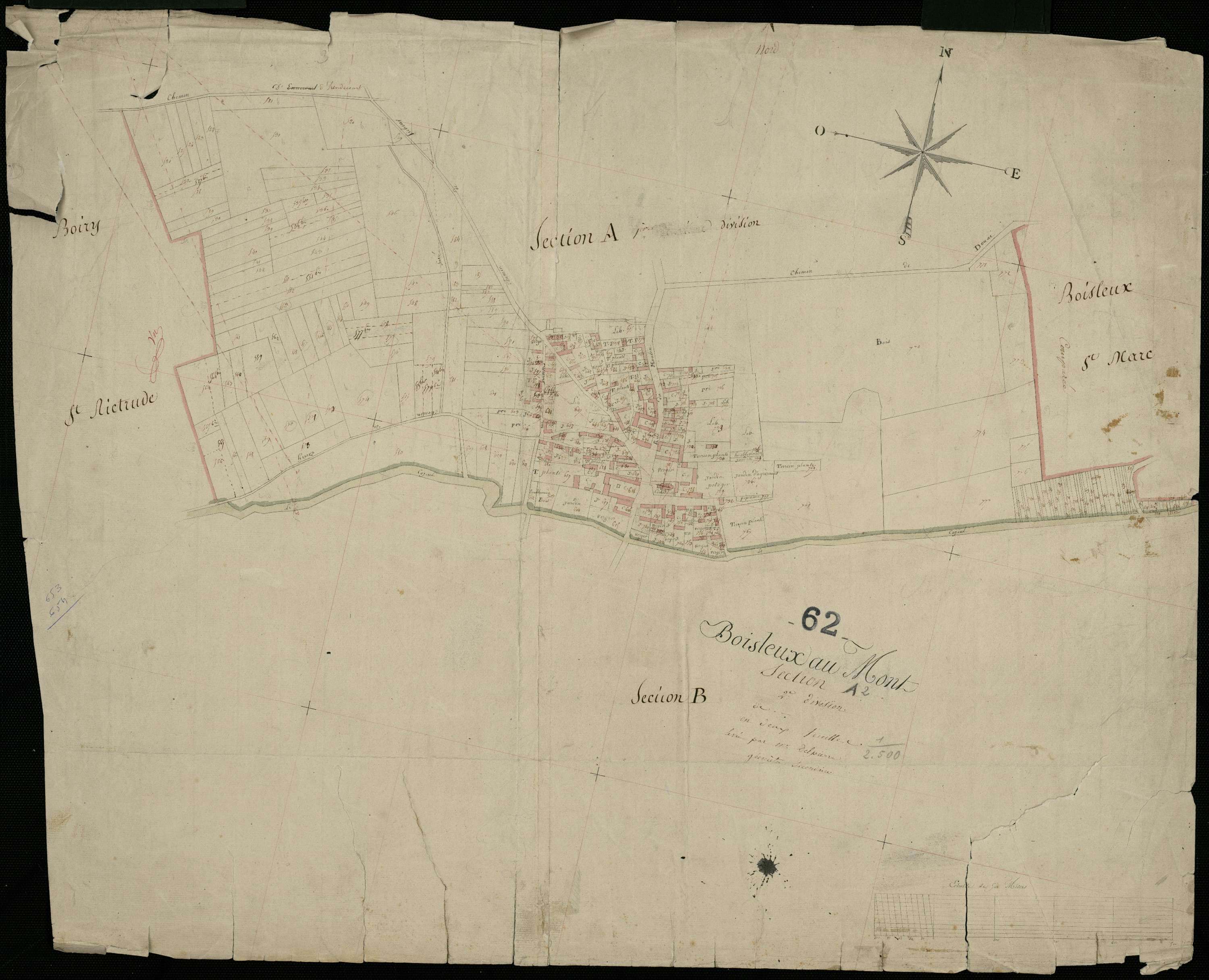 Boisleux-au-Mont - Section A, 2e feuille