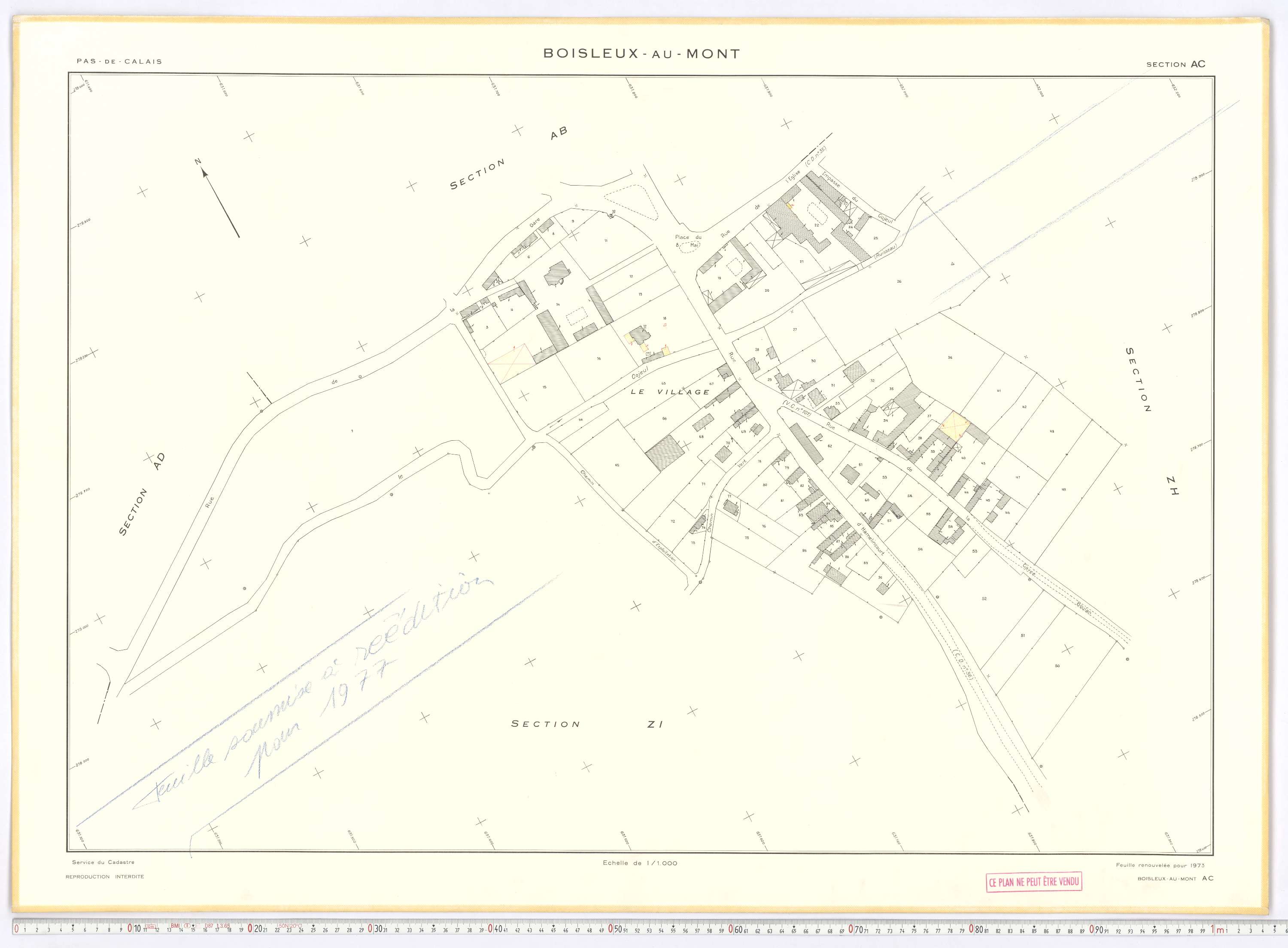 Boisleux-au-Mont - Section AC.