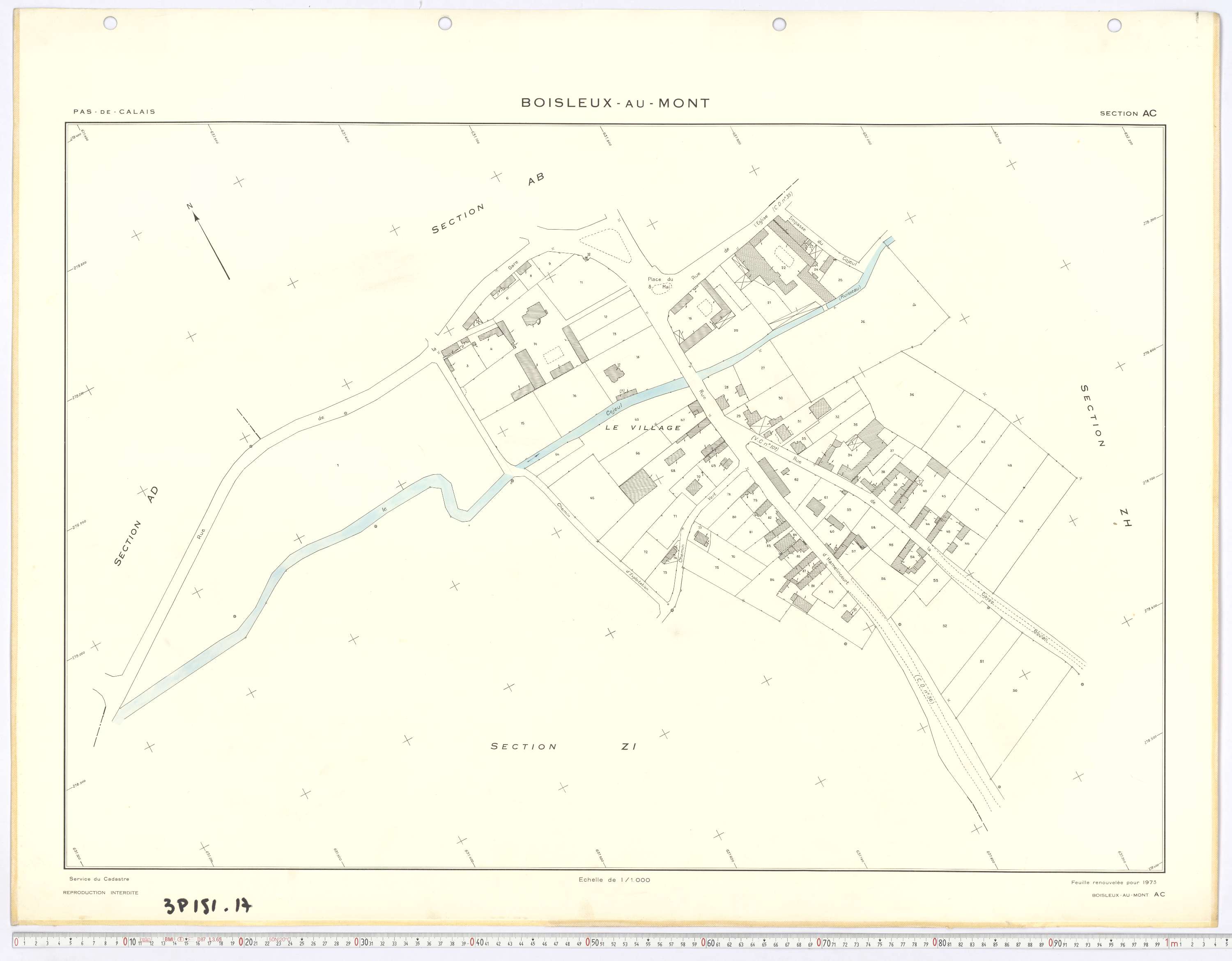 Boisleux-au-Mont - Section AC.