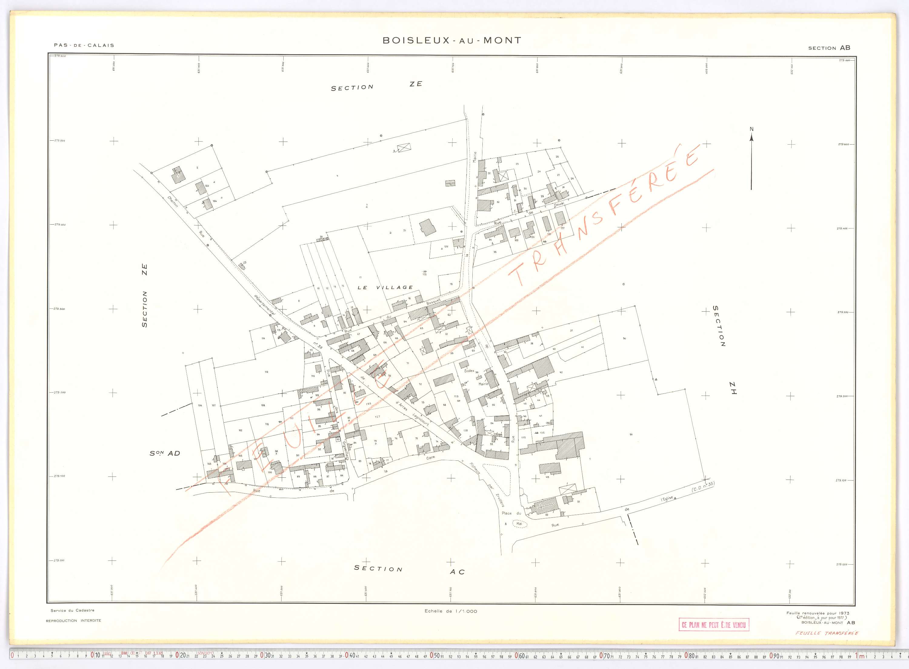 Boisleux-au-Mont - Section AB.