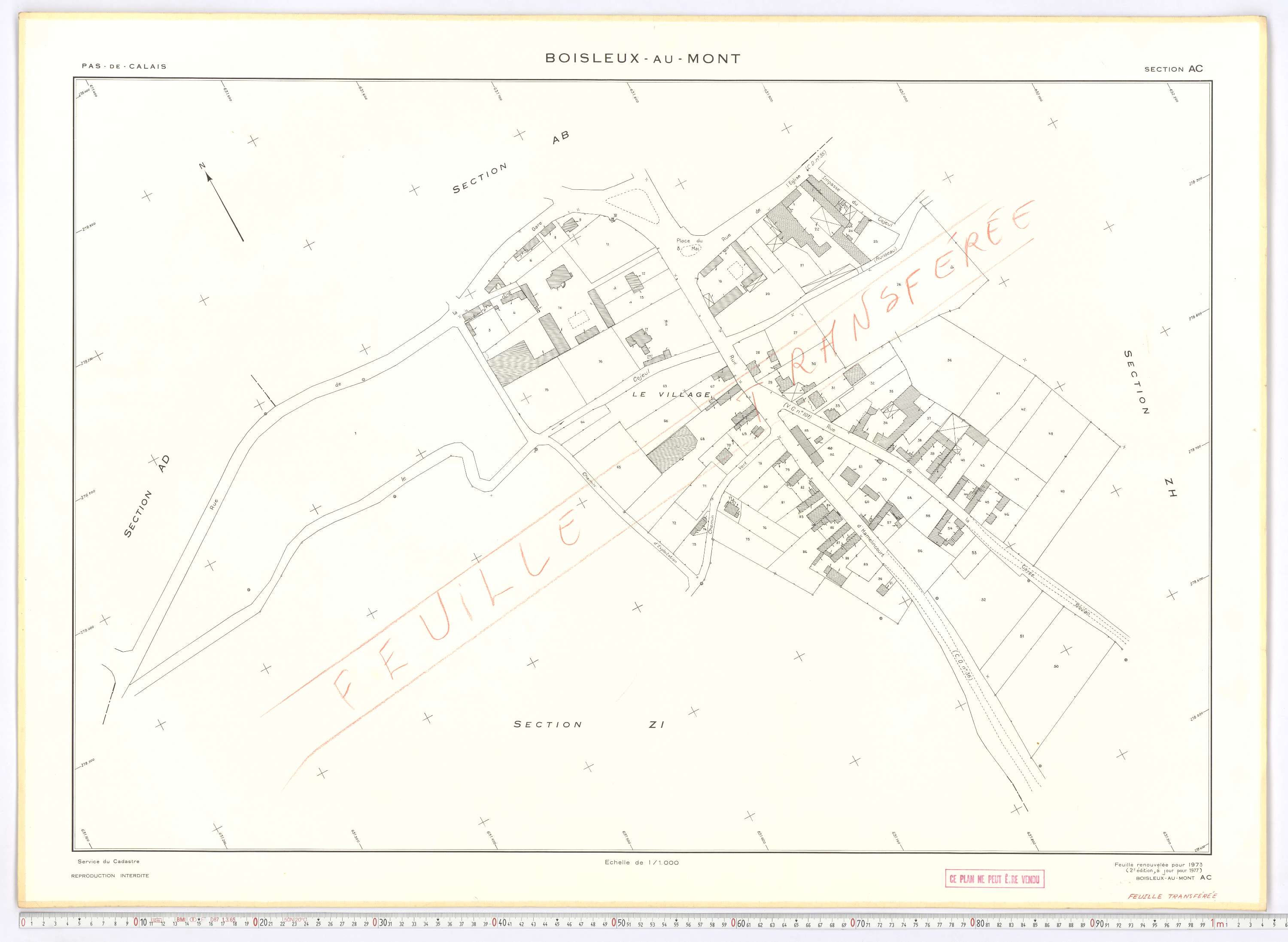 Boisleux-au-Mont - Section AC.
