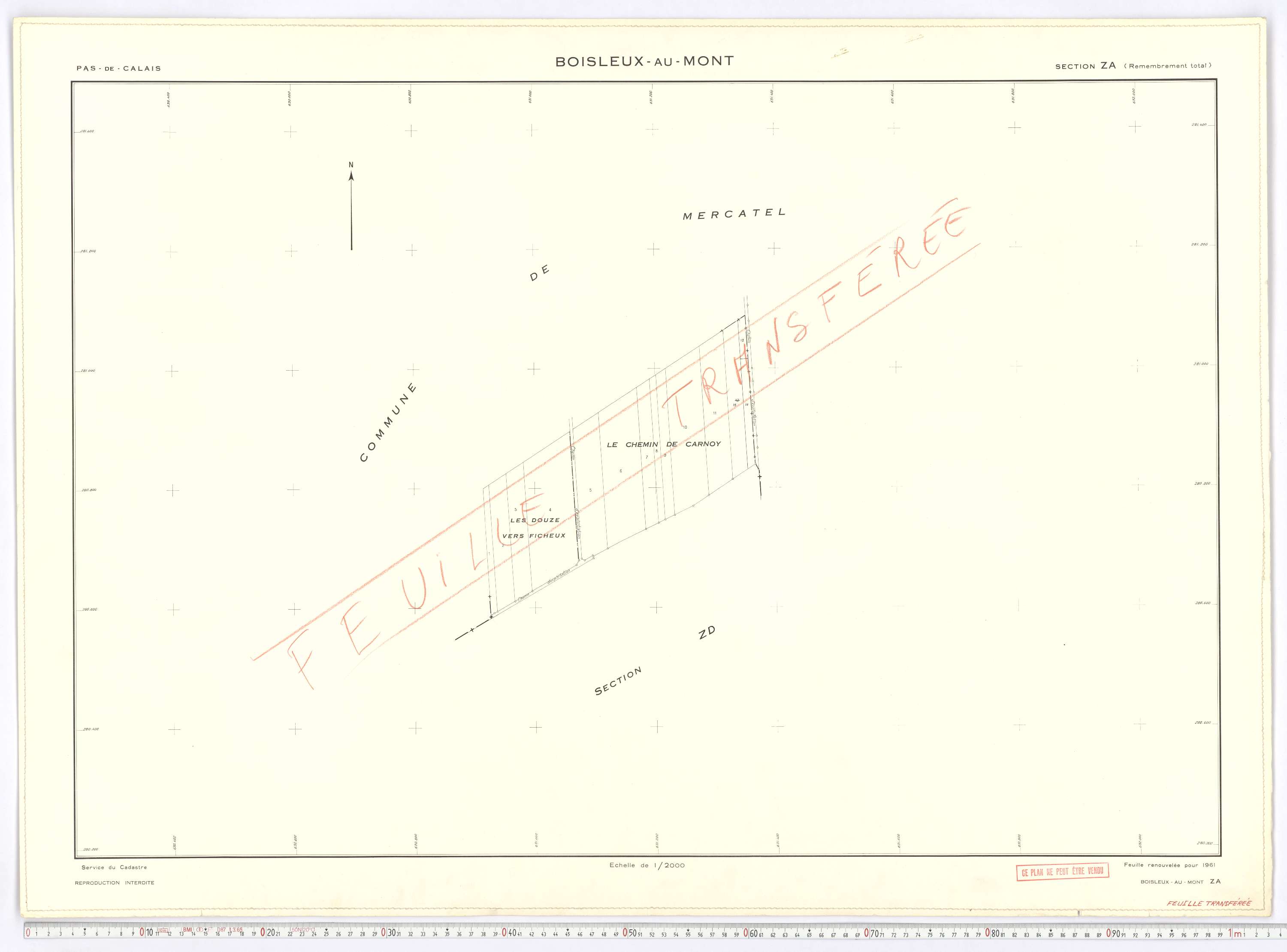 Boisleux-au-Mont - Section ZA.