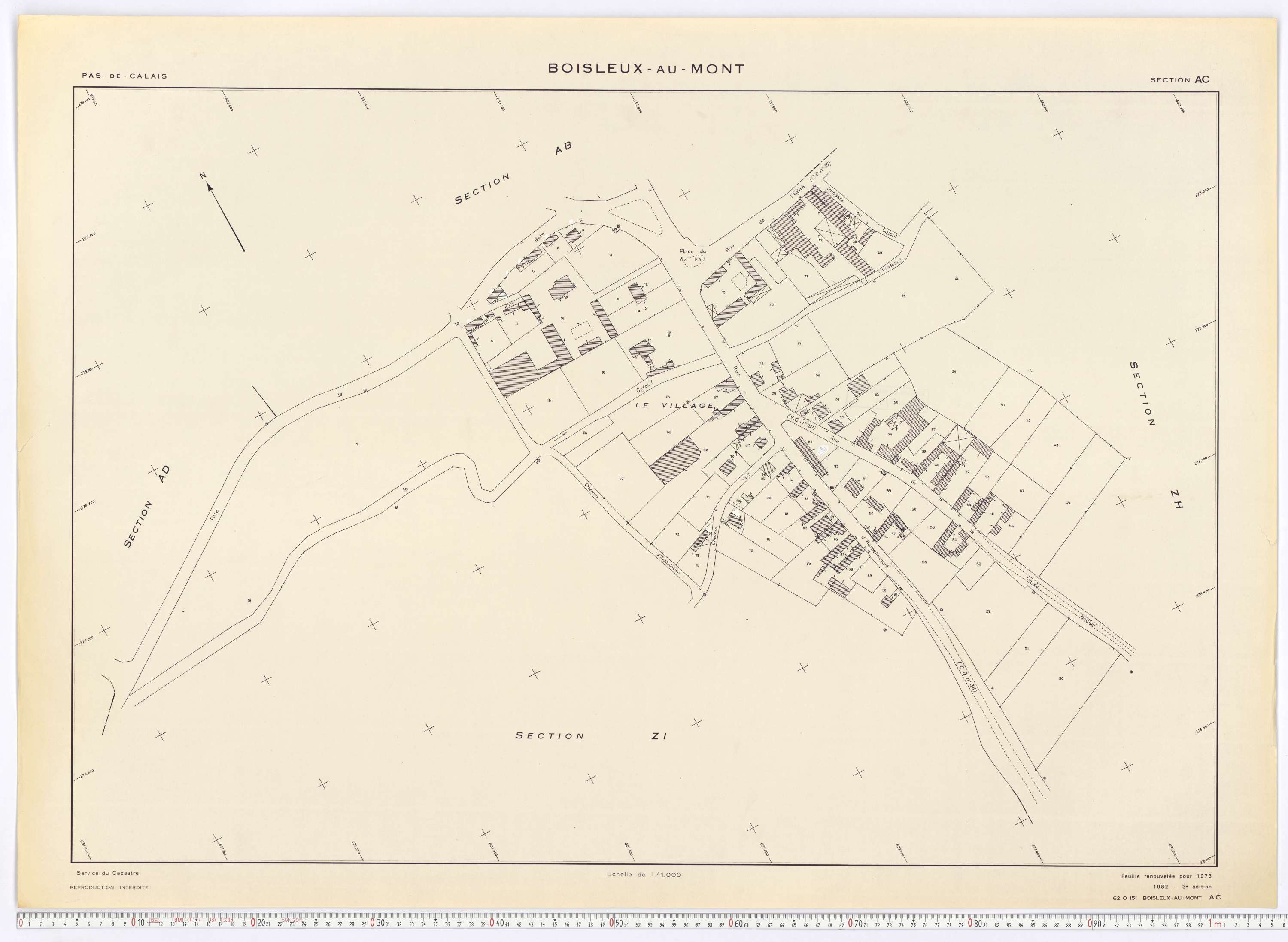 Boisleux-au-Mont - Section AC.