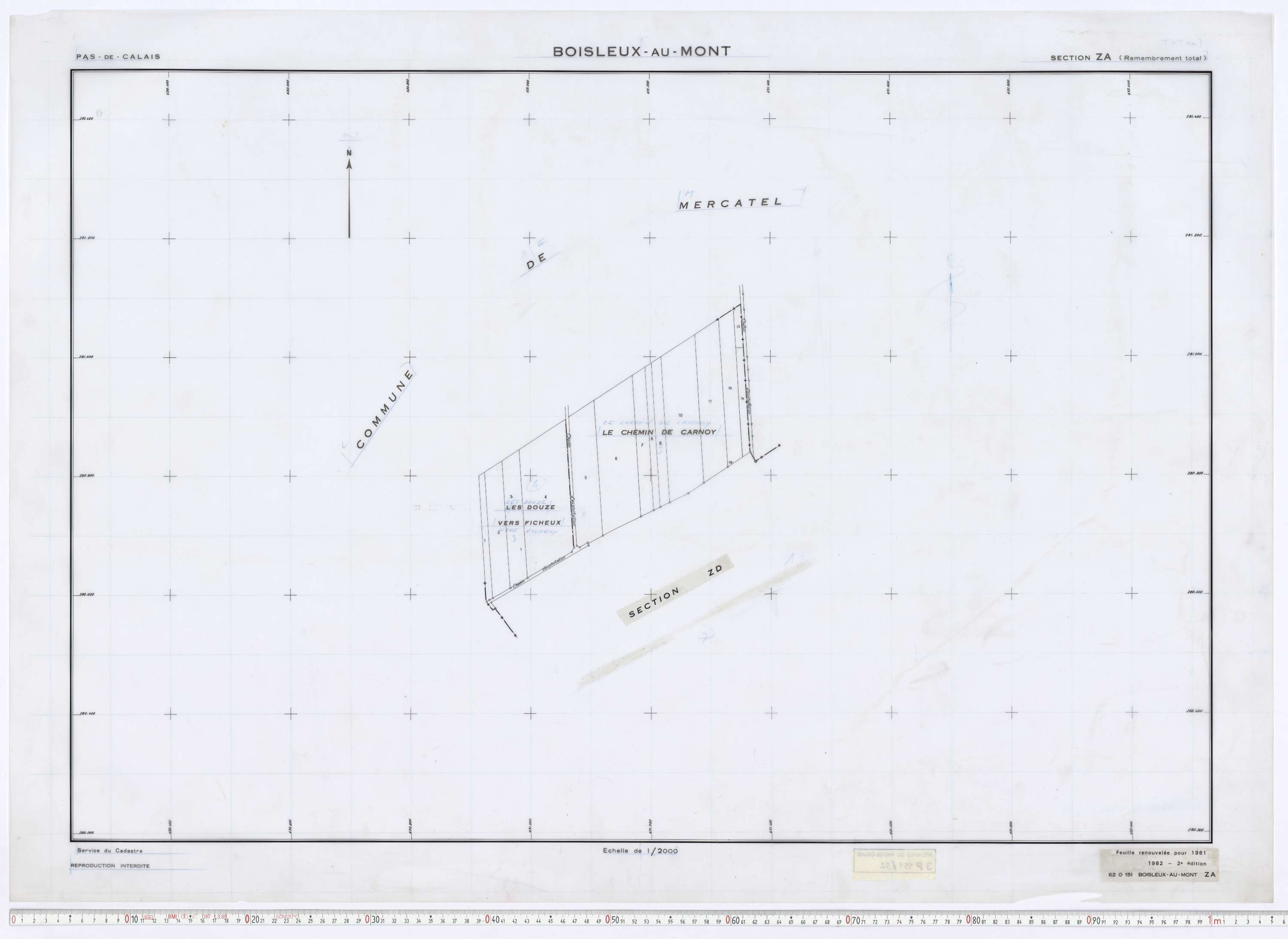 Boisleux-au-Mont - Section ZA.