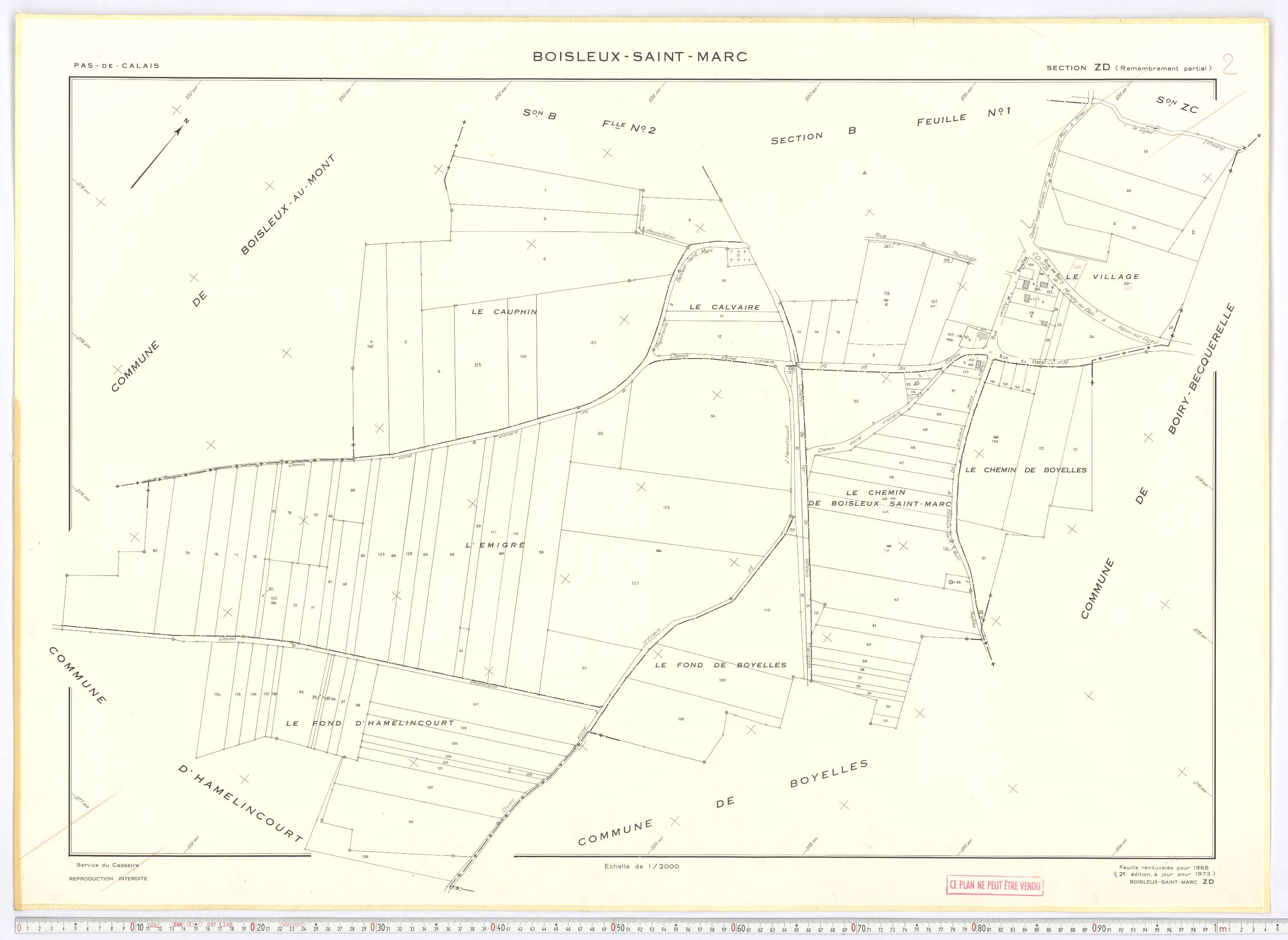 Boisleux-Saint-Marc - Section ZD.