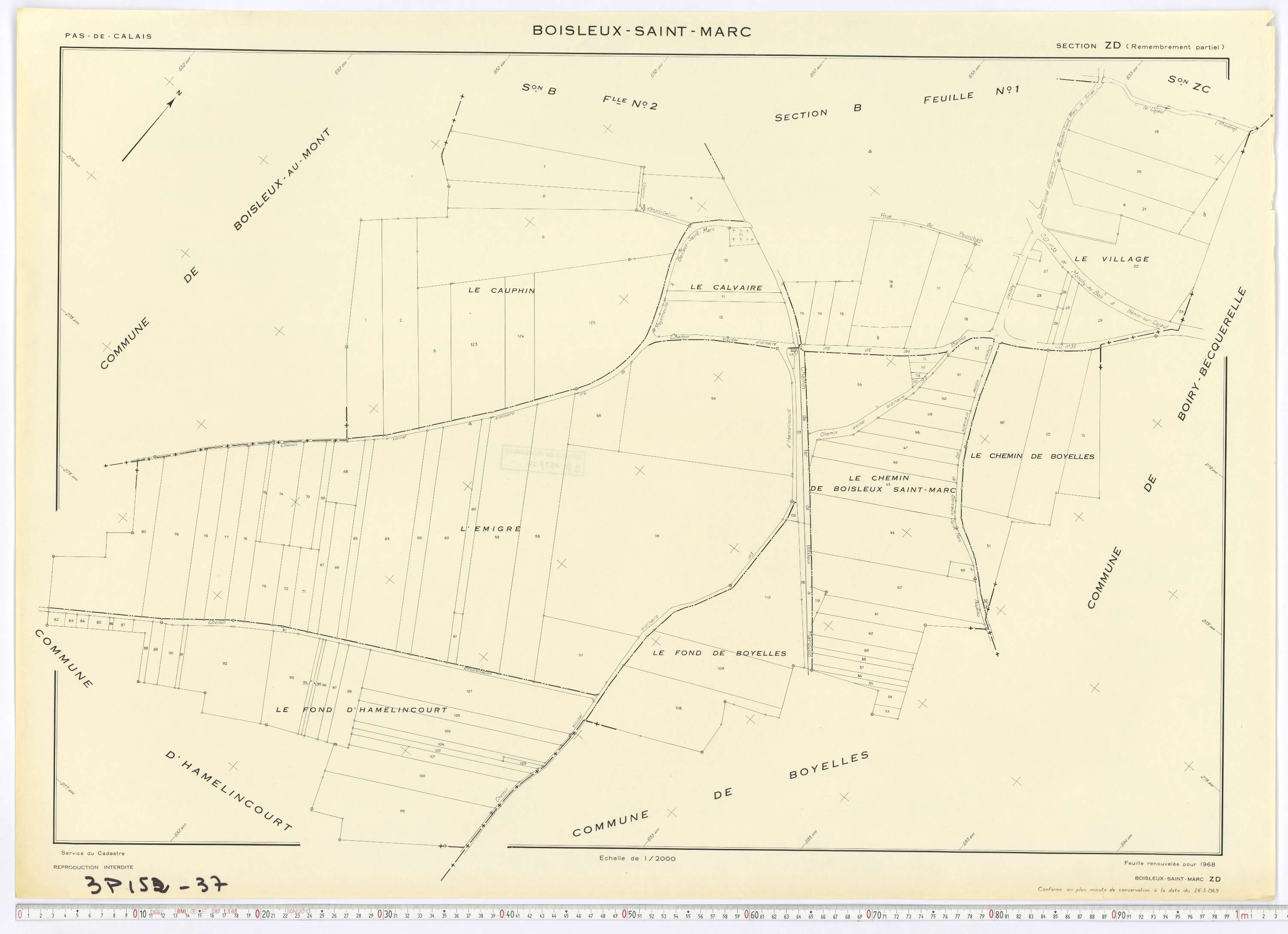 Boisleux-Saint-Marc - Section ZD.