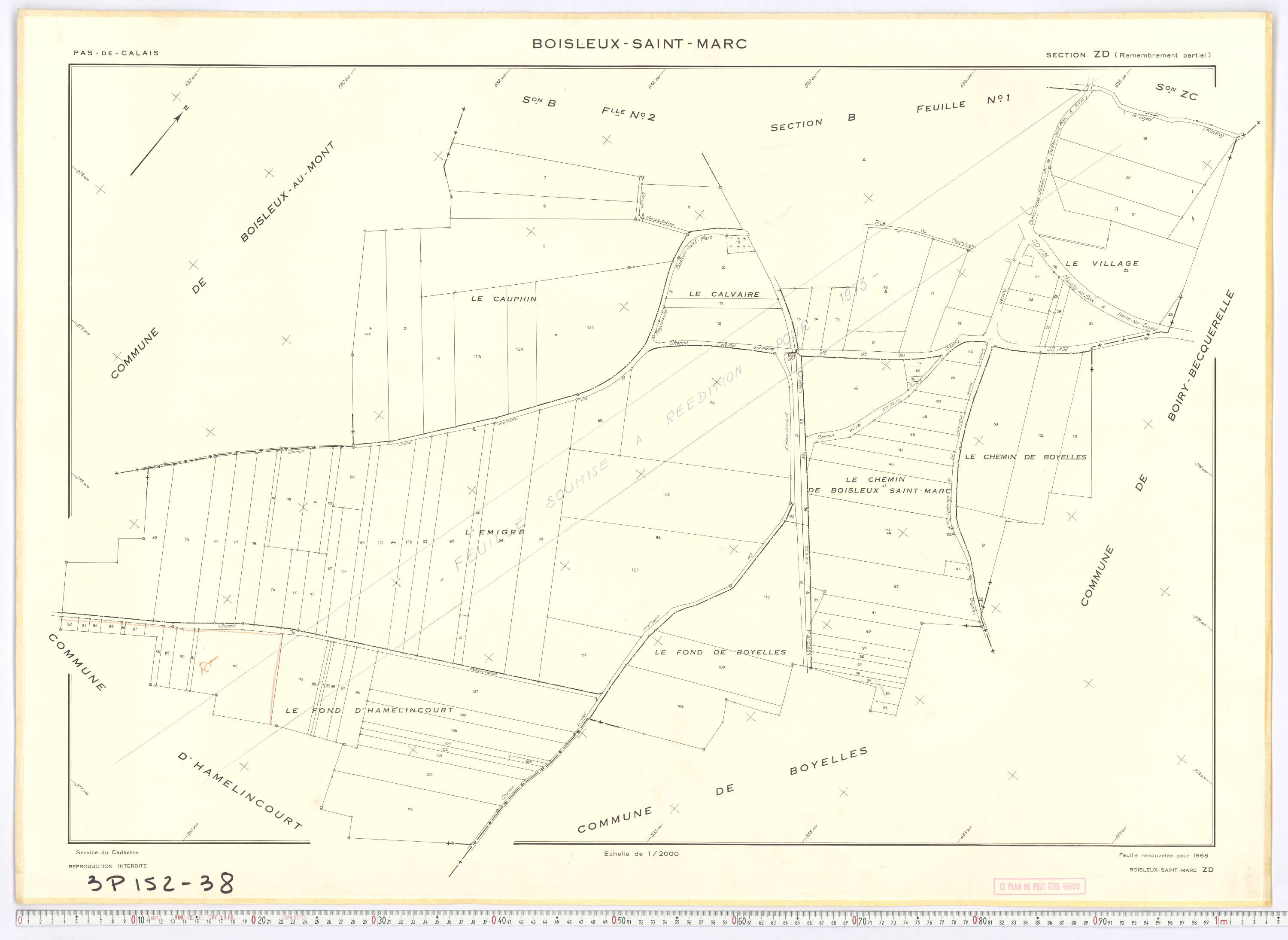 Boisleux-Saint-Marc - Section ZD.