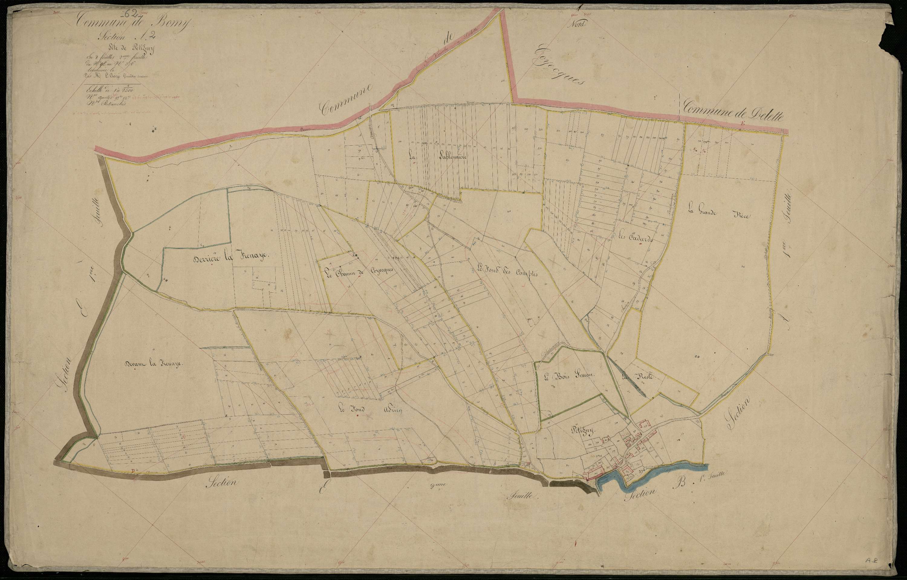 Bomy - Section A, 2e feuille
