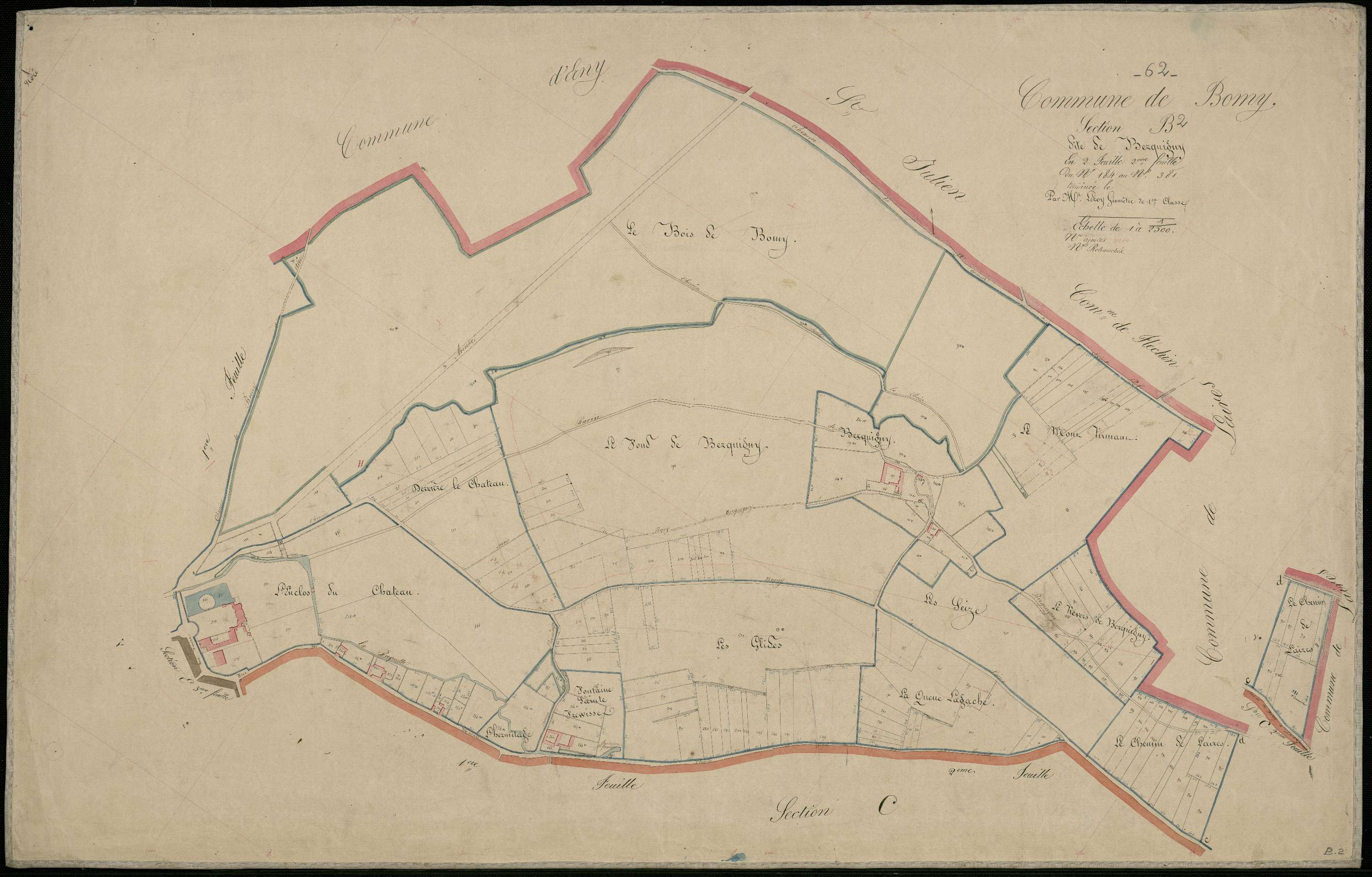 Bomy - Section B, 2e feuille