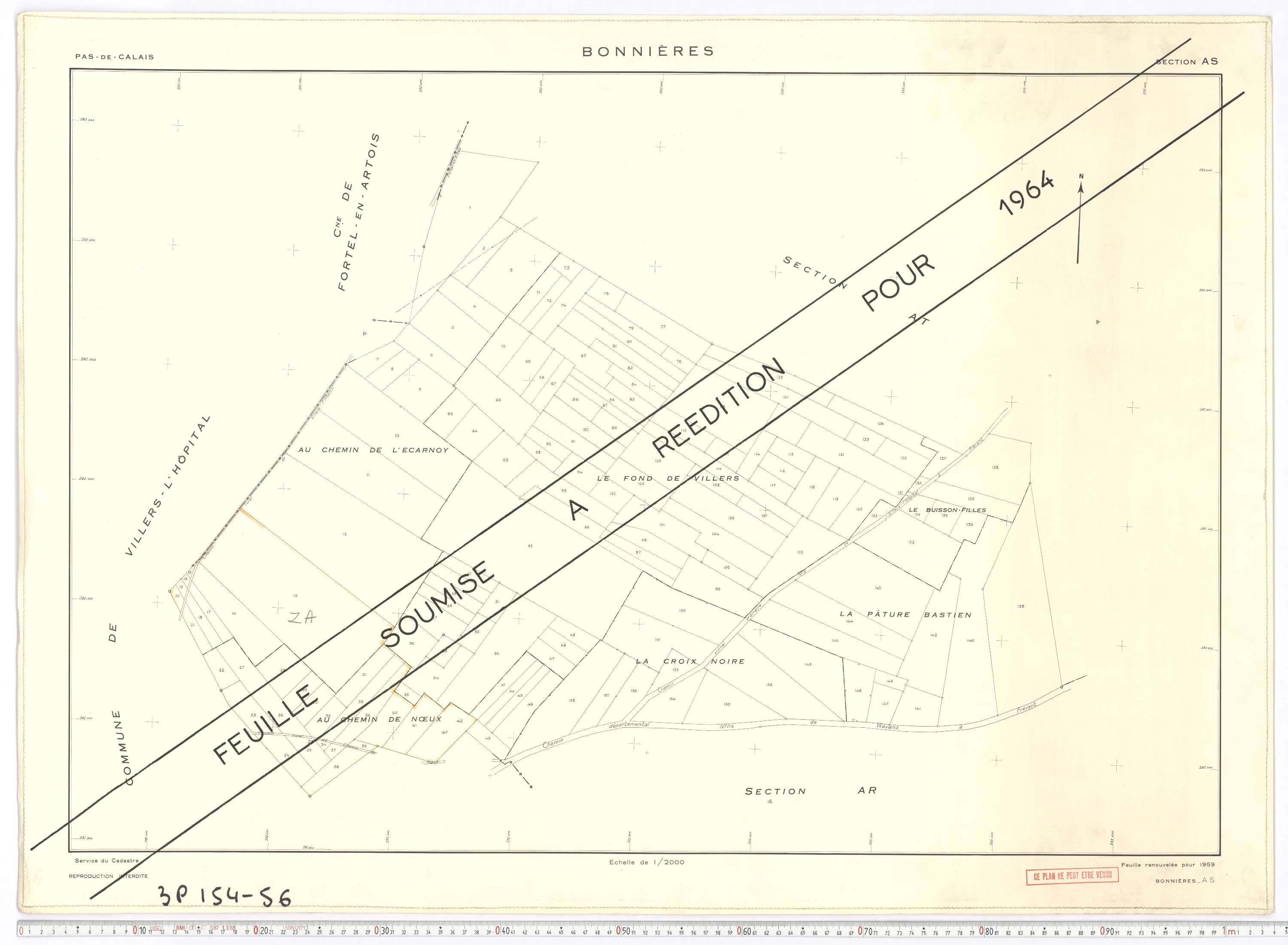 Bonnières - Section AS.