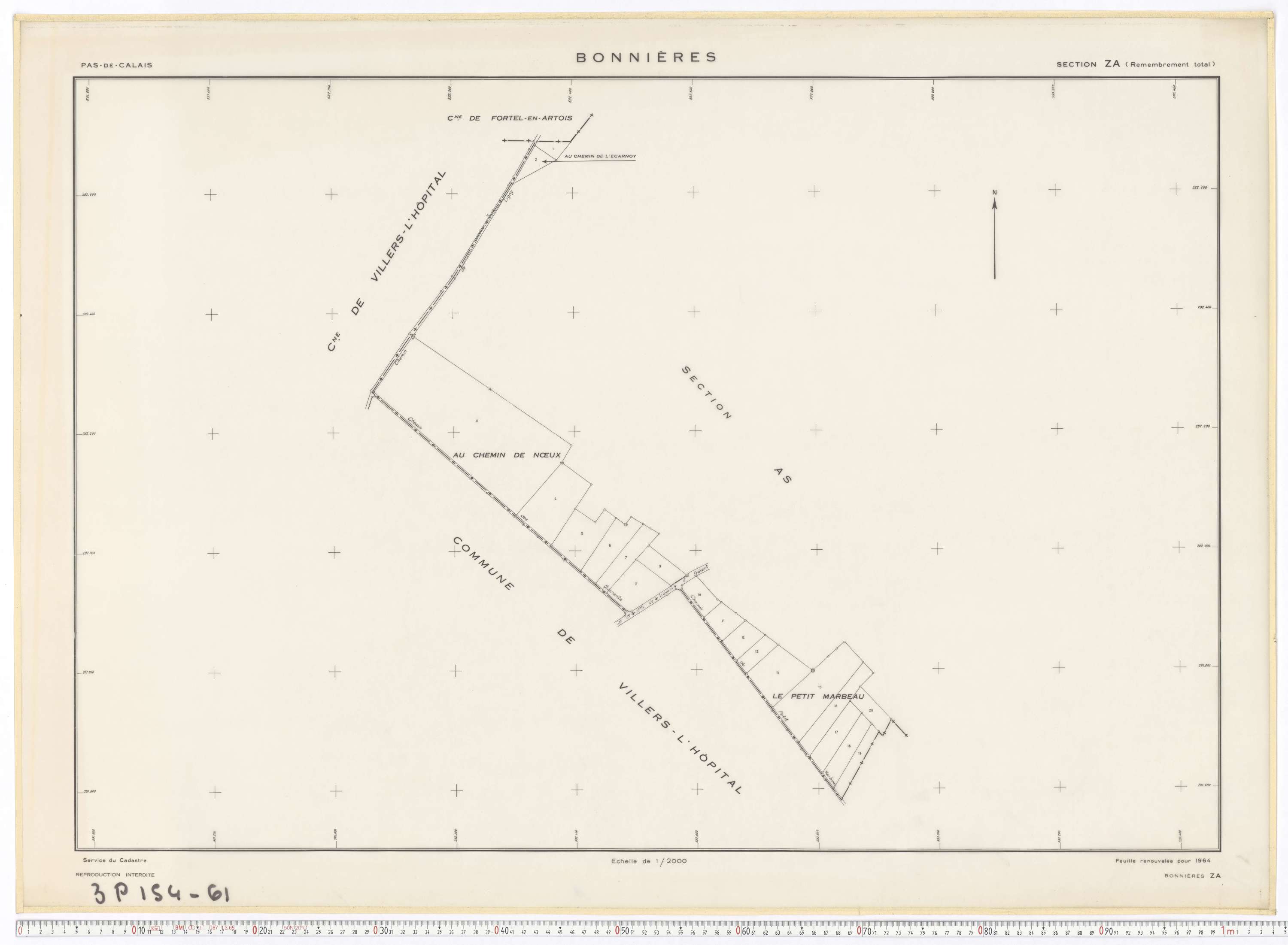 Bonnières - Section ZA.