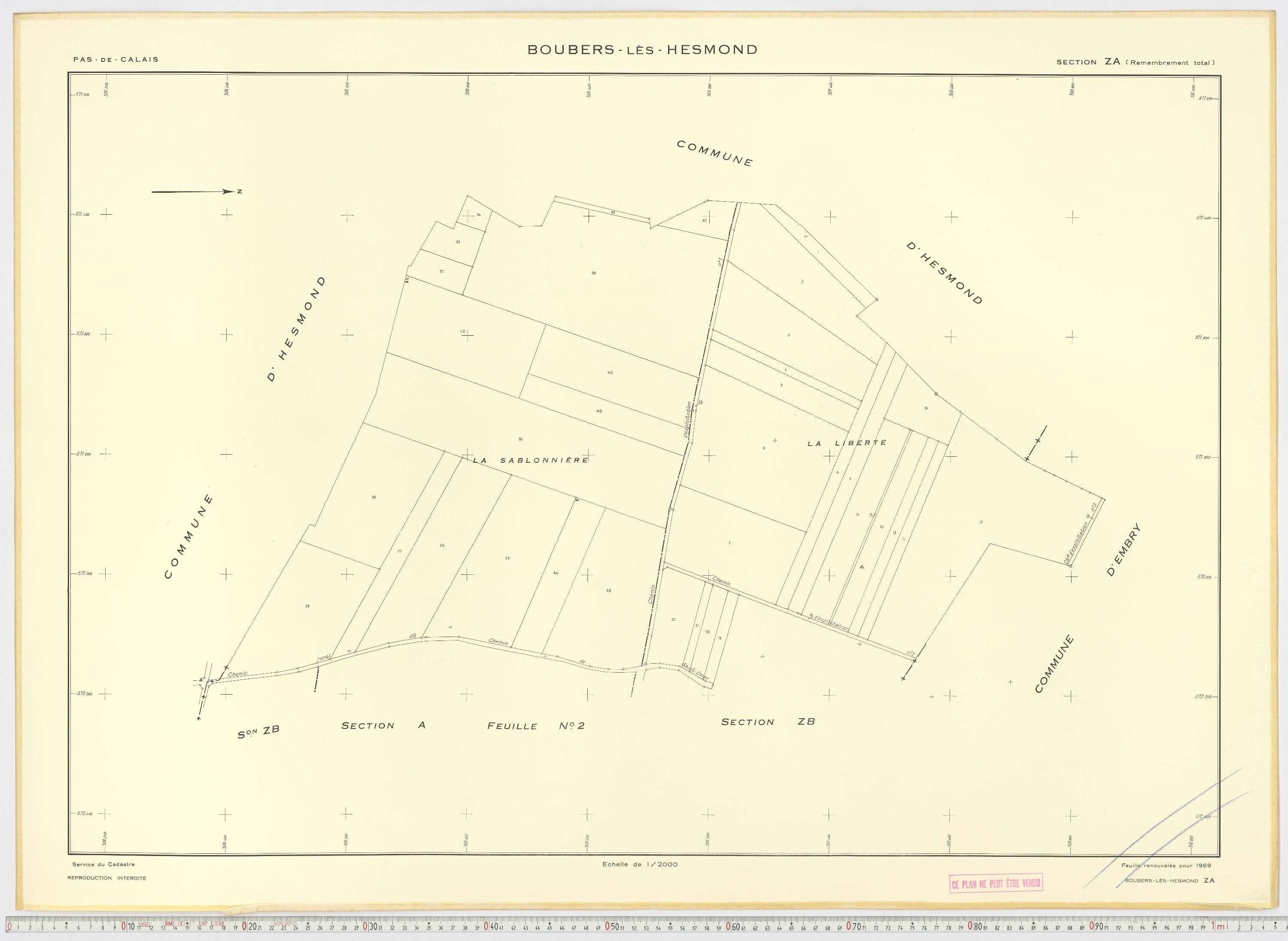 Boubers-lès-Hesmond - Section ZA.