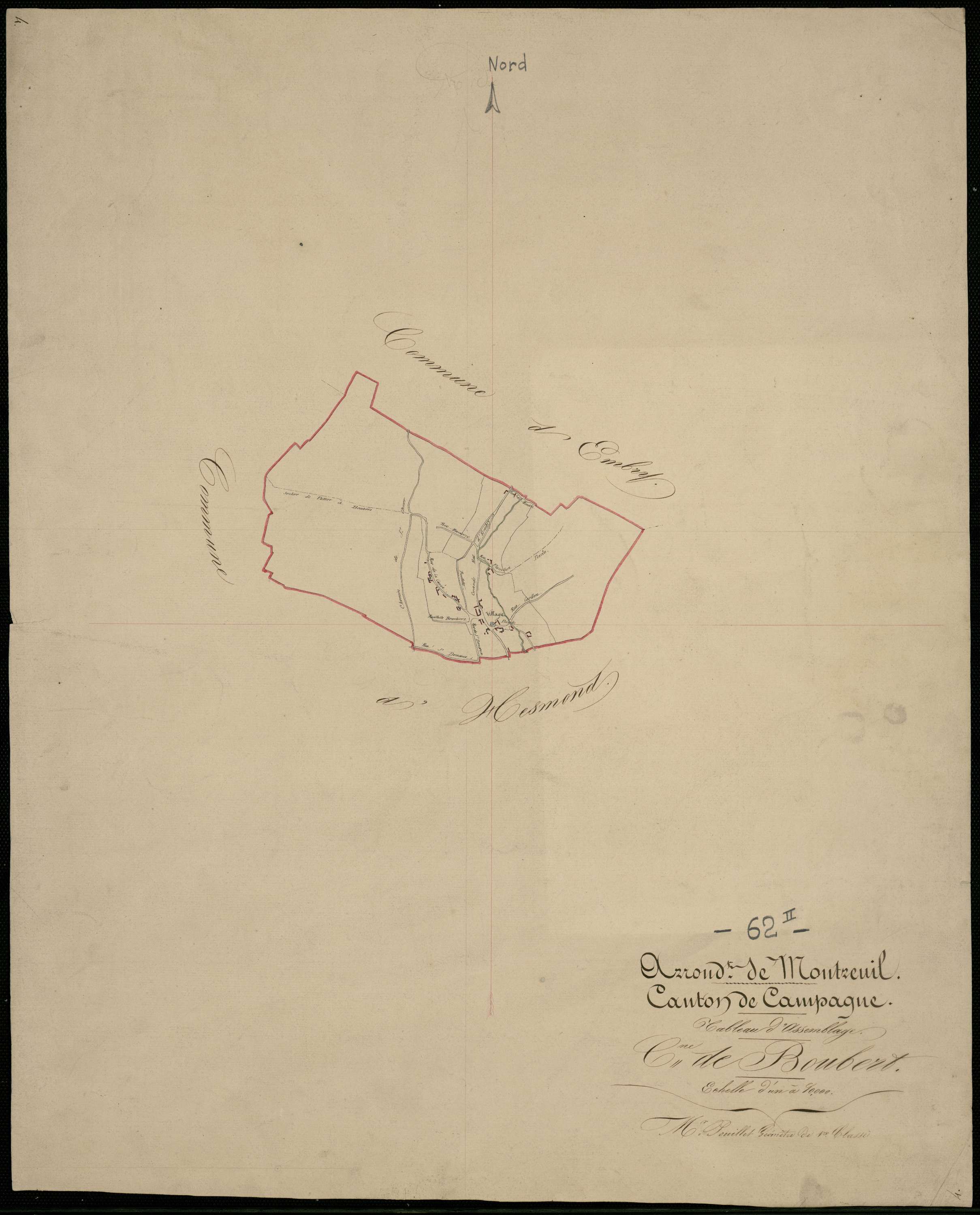 Boubers-lès-Hesmond - Tableau d'assemblage