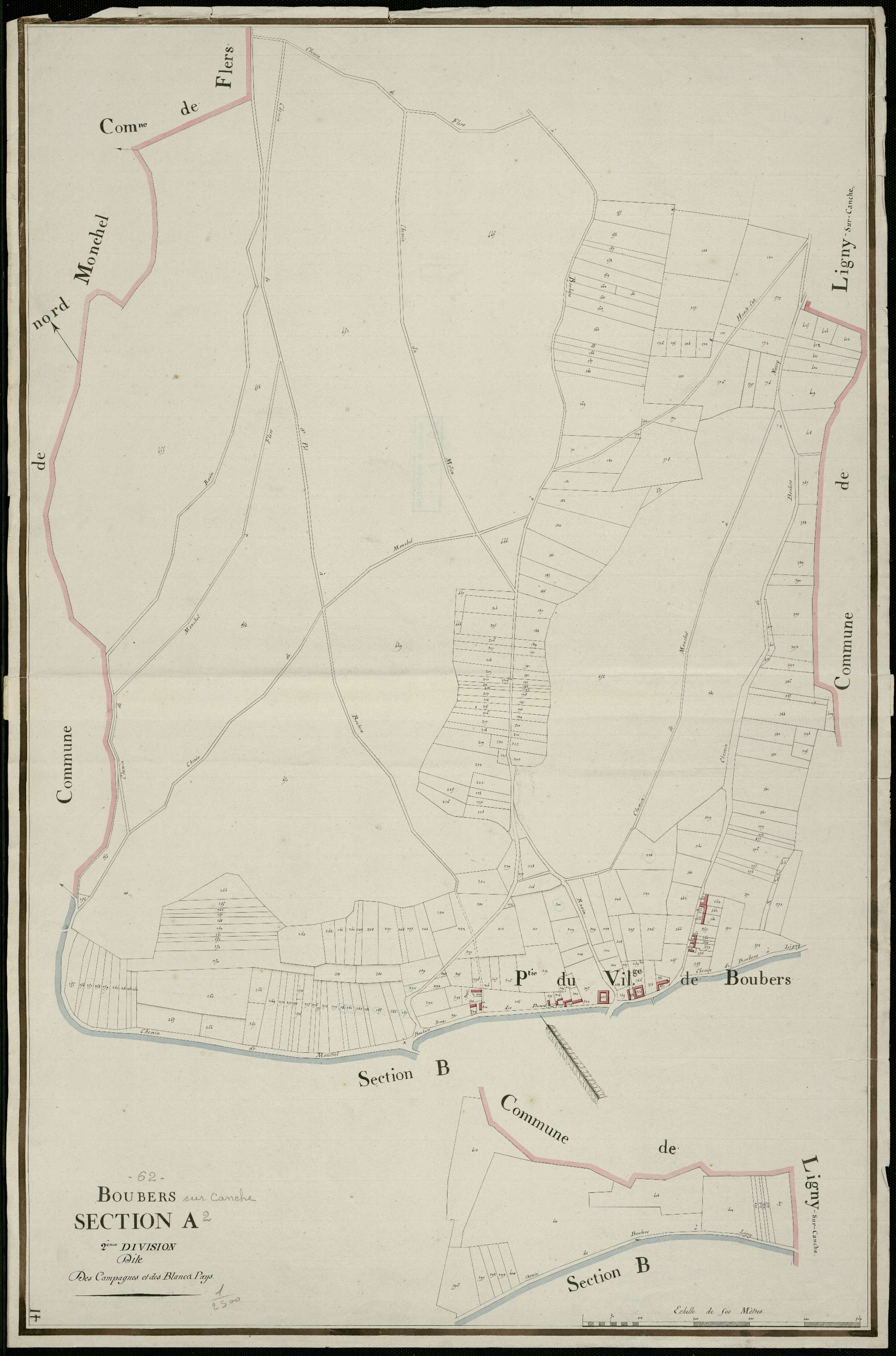 Boubers-sur-Canche - Section A, 2e feuille