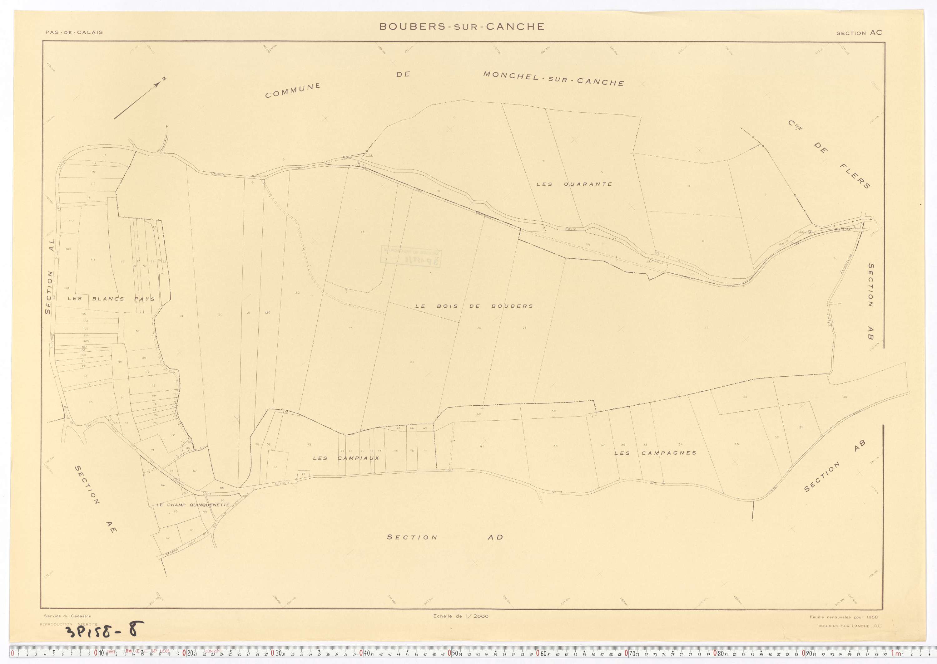 Boubers-sur-Canche - Section AC.
