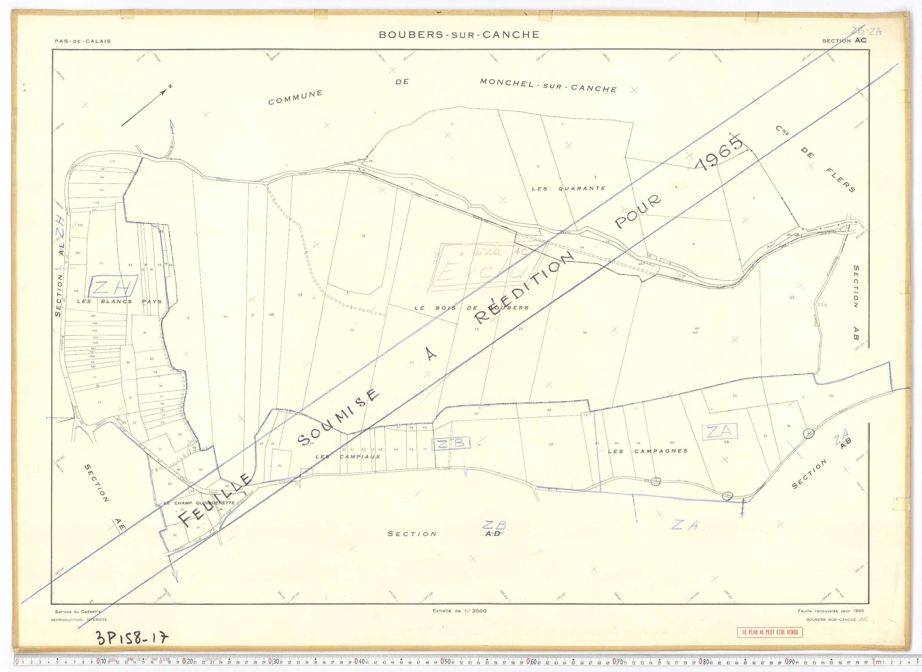 Boubers-sur-Canche - Section AC.