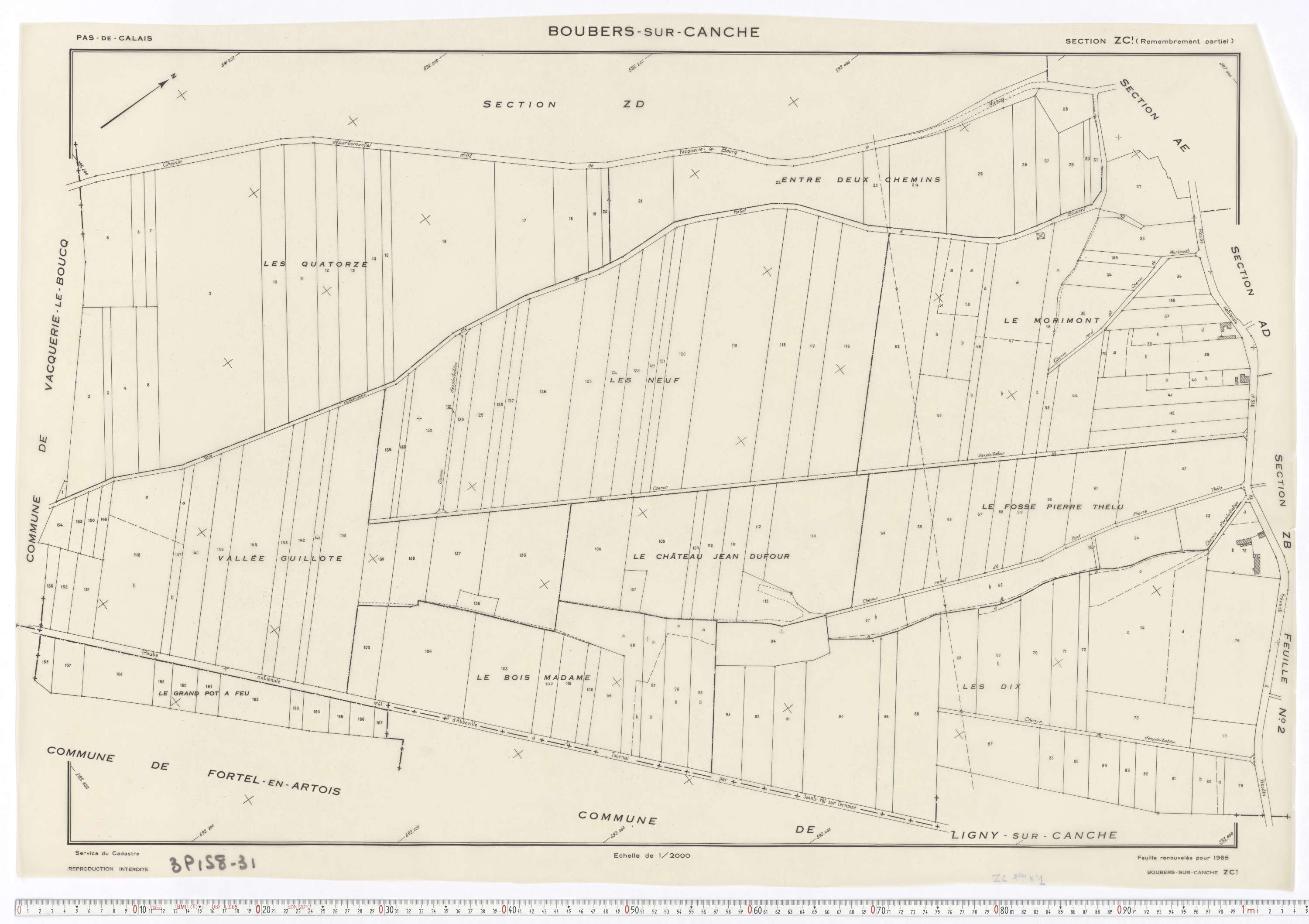 Boubers-sur-Canche - Section ZC.