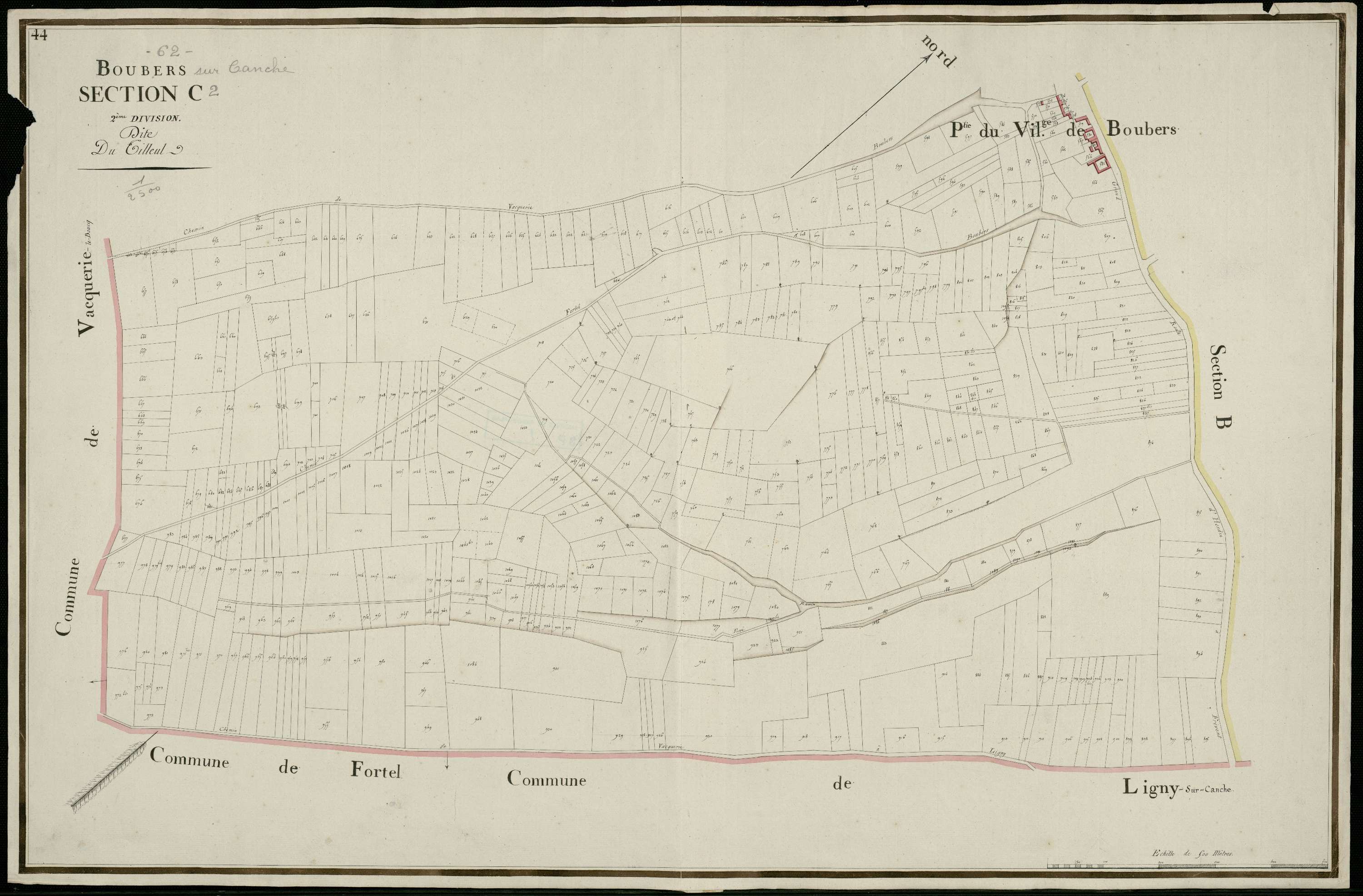 Boubers-sur-Canche - Section C, 2e feuille