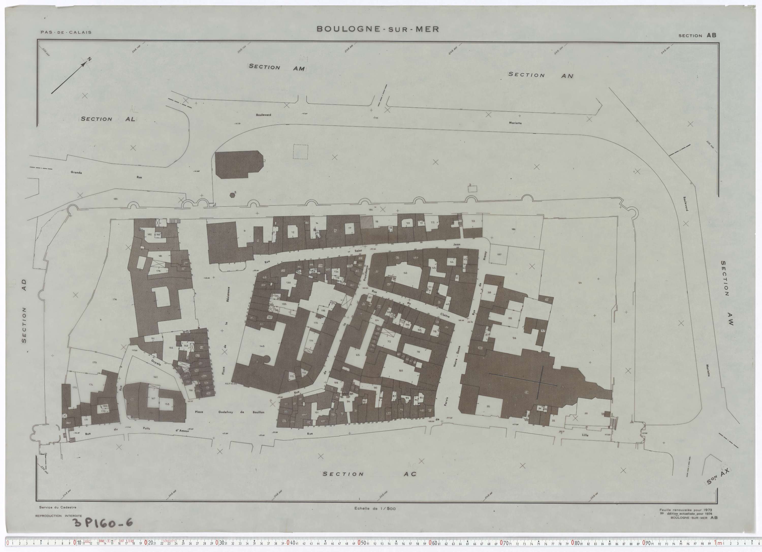 Boulogne-sur-Mer - Section AB.