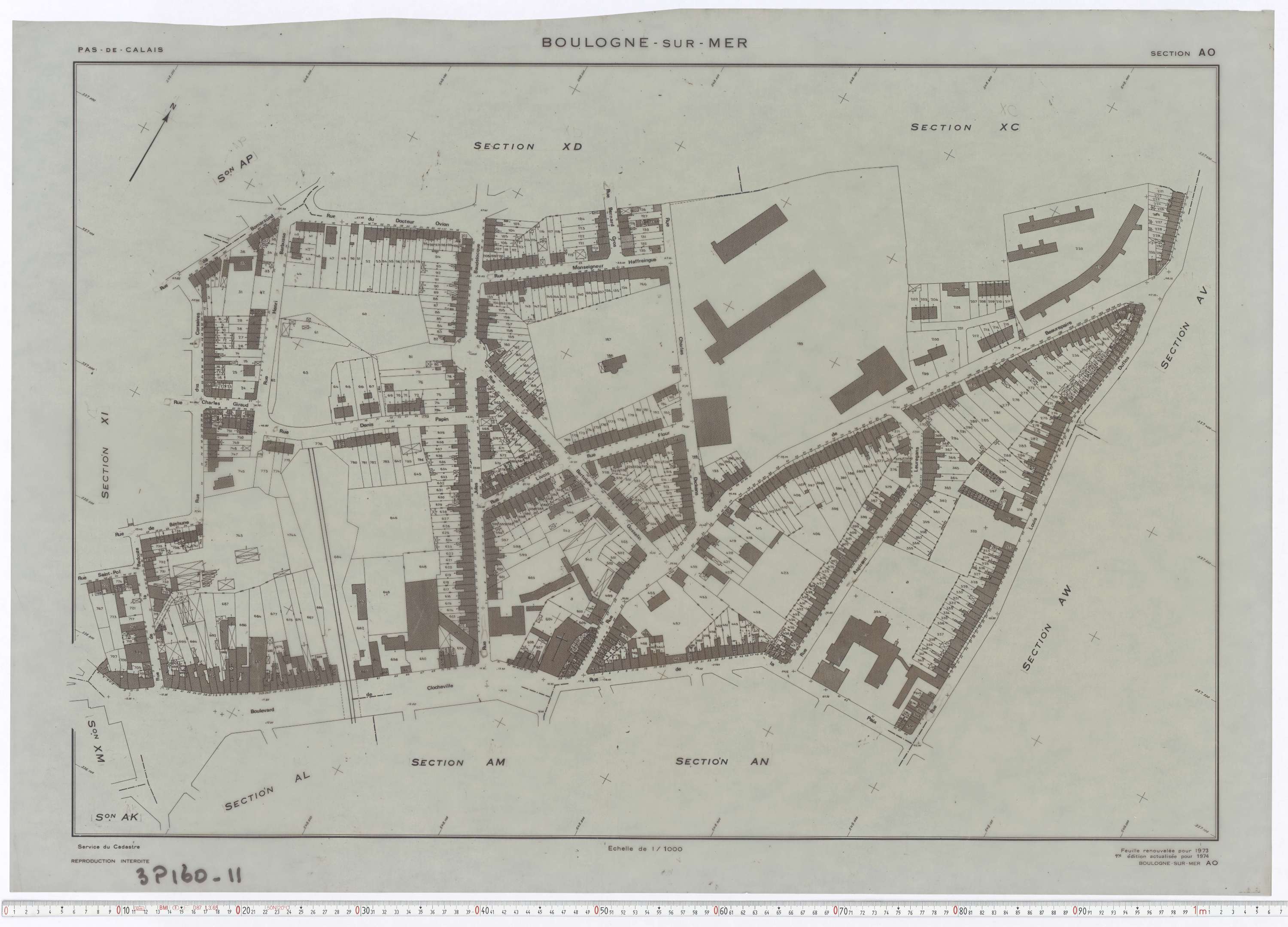 Boulogne-sur-Mer - Section AO.