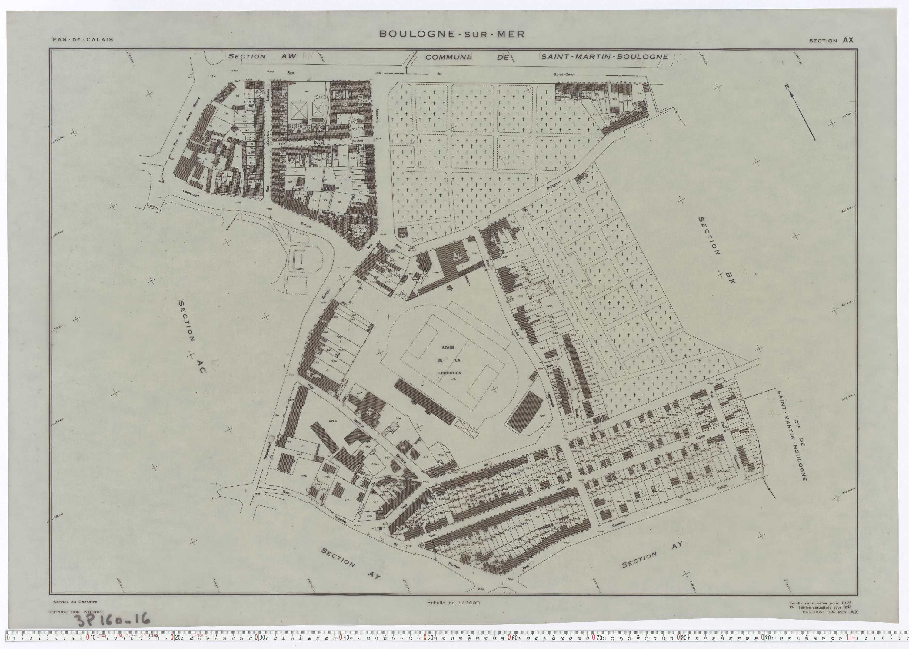Boulogne-sur-Mer - Section AX.