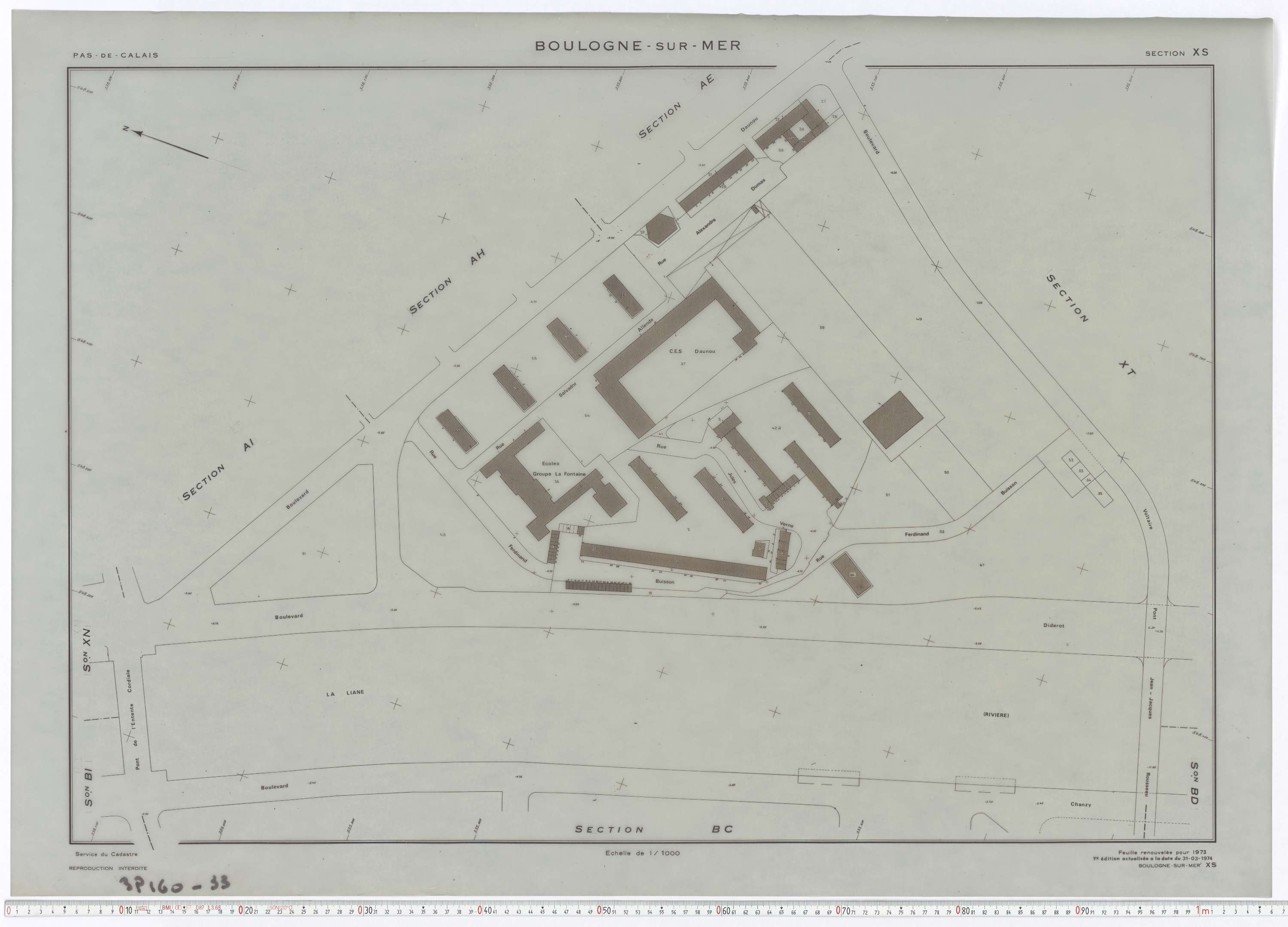 Boulogne-sur-Mer - Section XS.