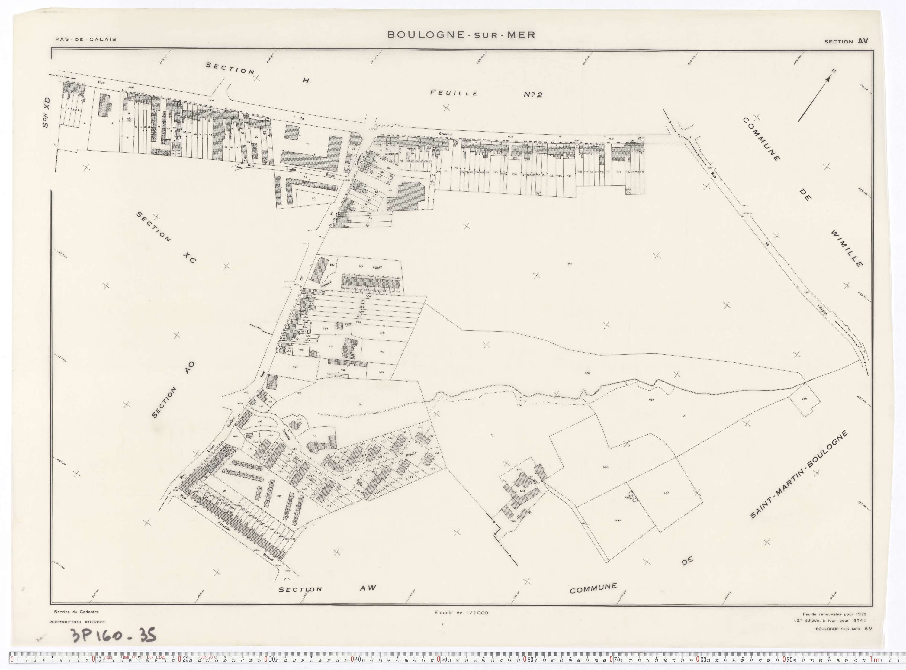 Boulogne-sur-Mer - Section AV.