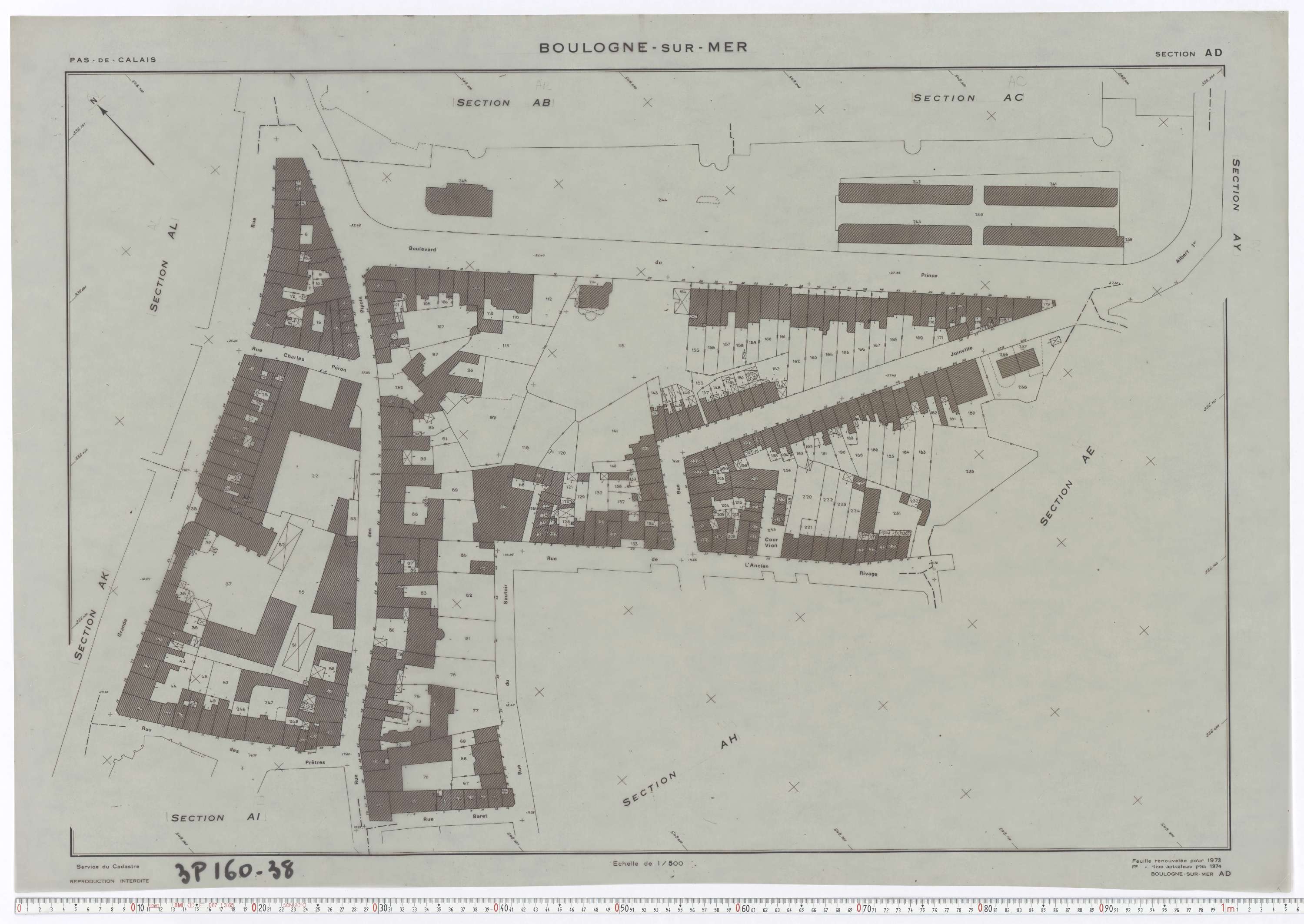Boulogne-sur-Mer - Section AD.