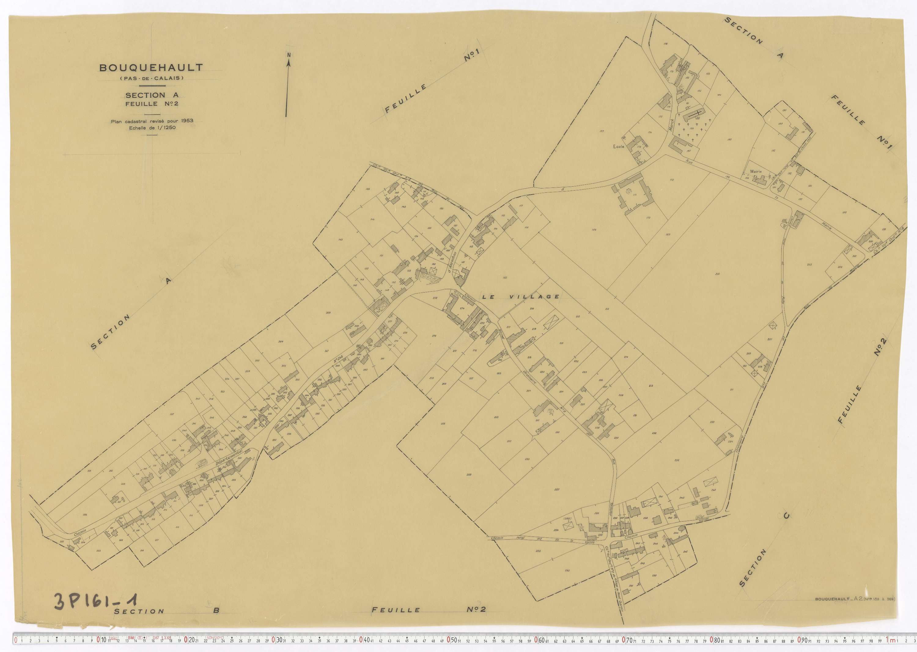 Bouquehault - Section A, feuille 2.