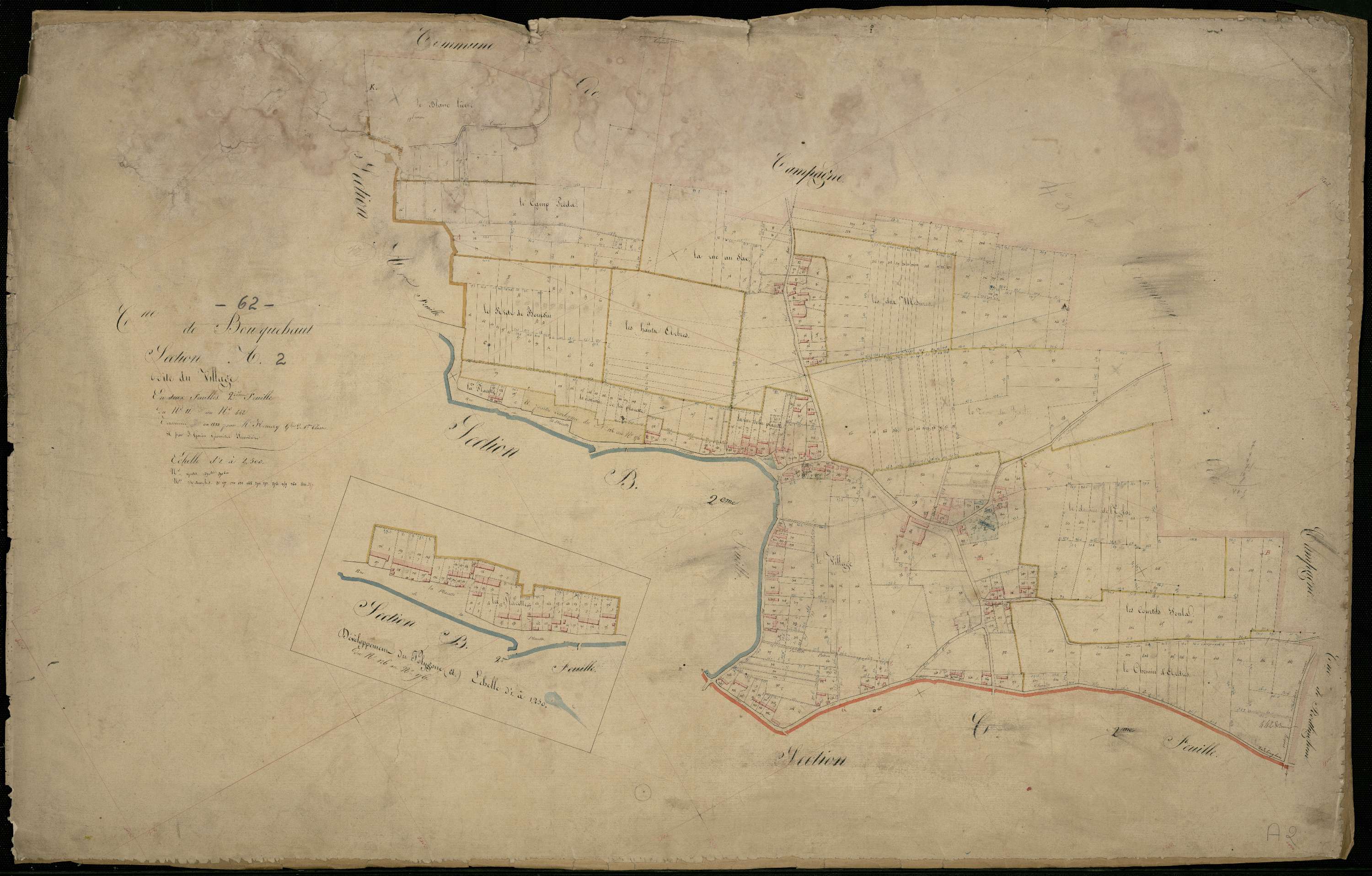 Bouquehault - Section A, 2e feuille