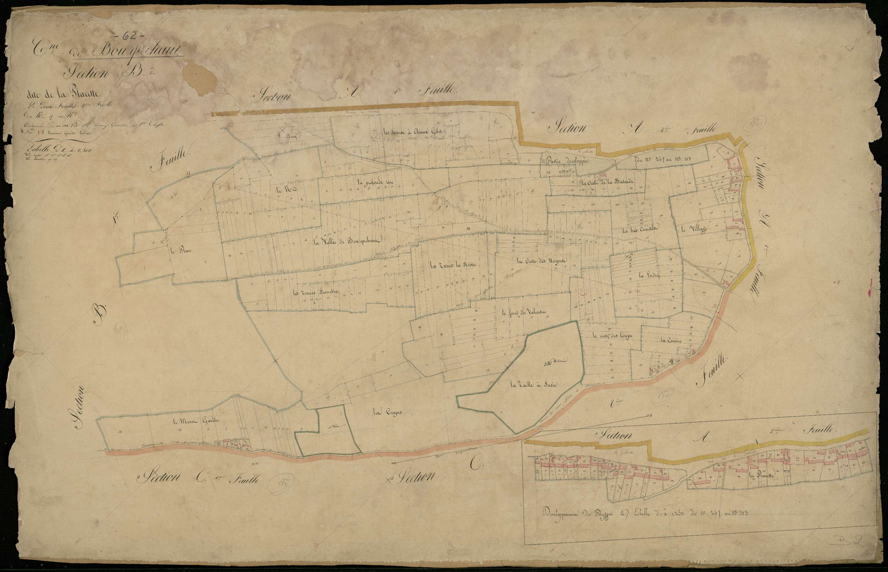 Bouquehault - Section B, 2e feuille