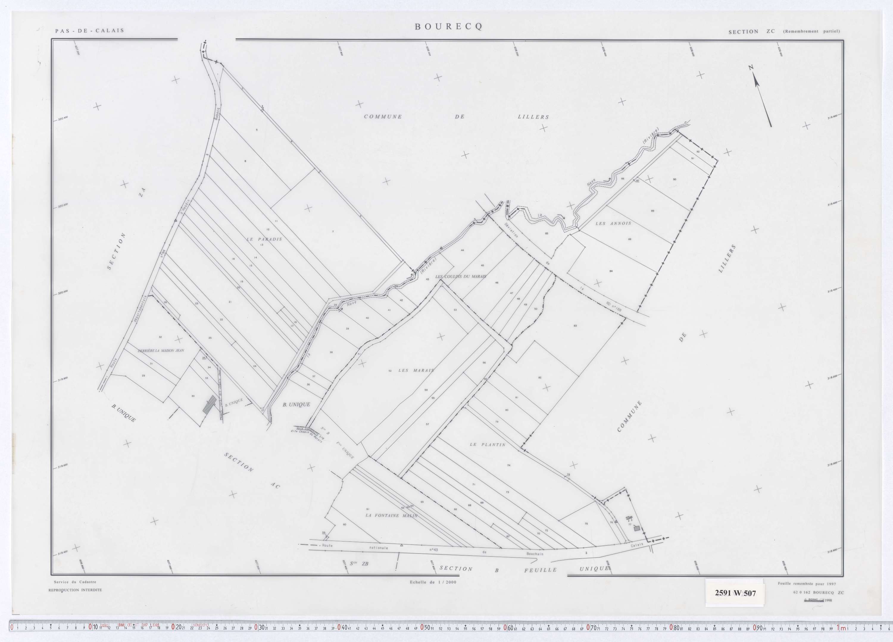 Bourecq - Section ZC.