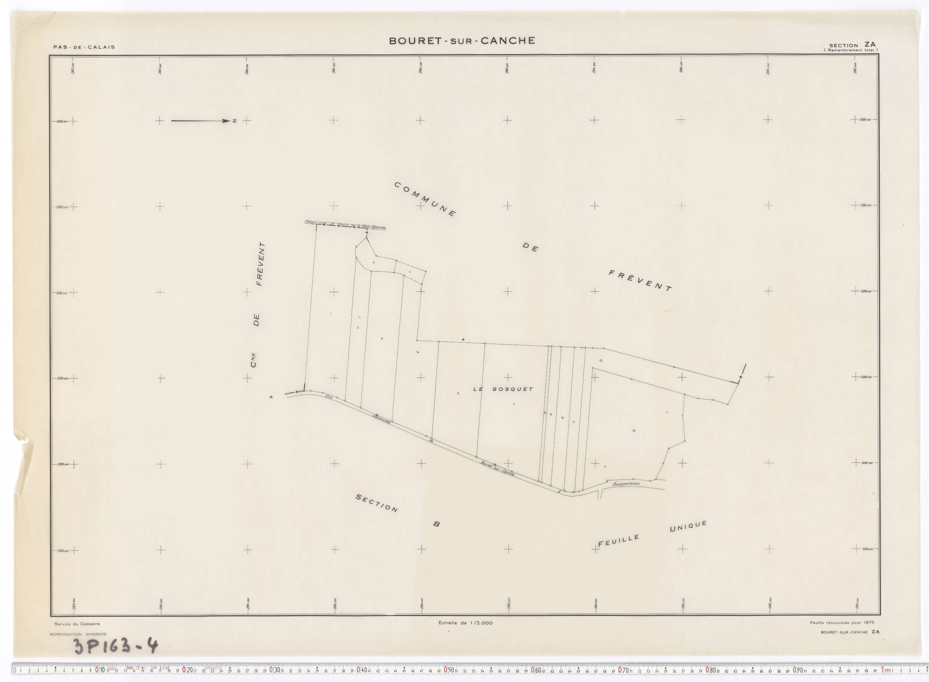 Bouret-sur-Canche - Section ZA.