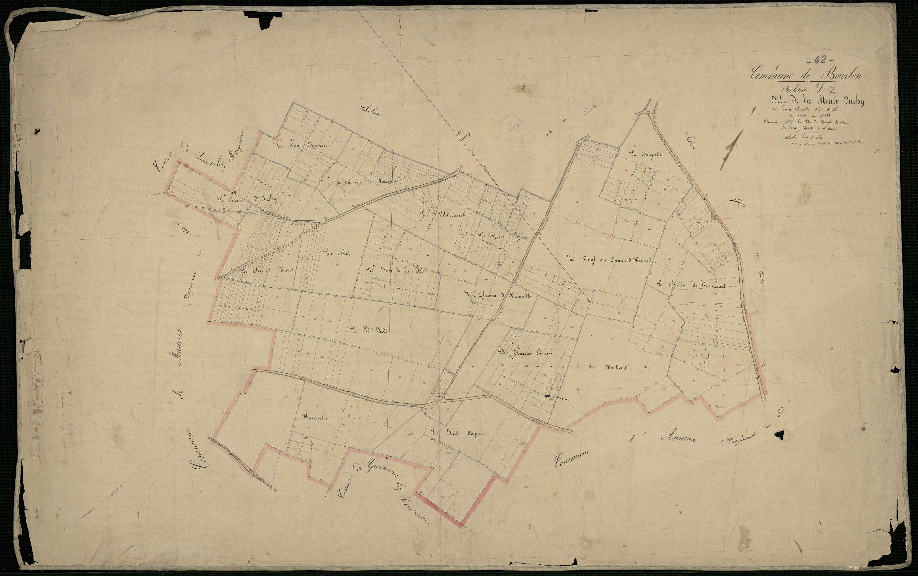 Bourlon - Section D, 2e feuille