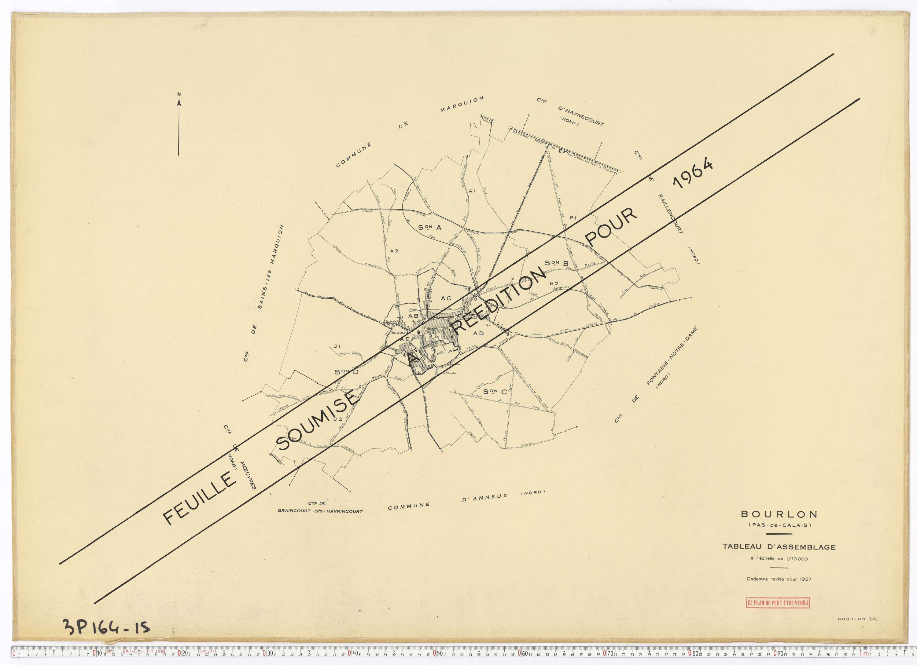 Bourlon - Tableau d'assemblage.