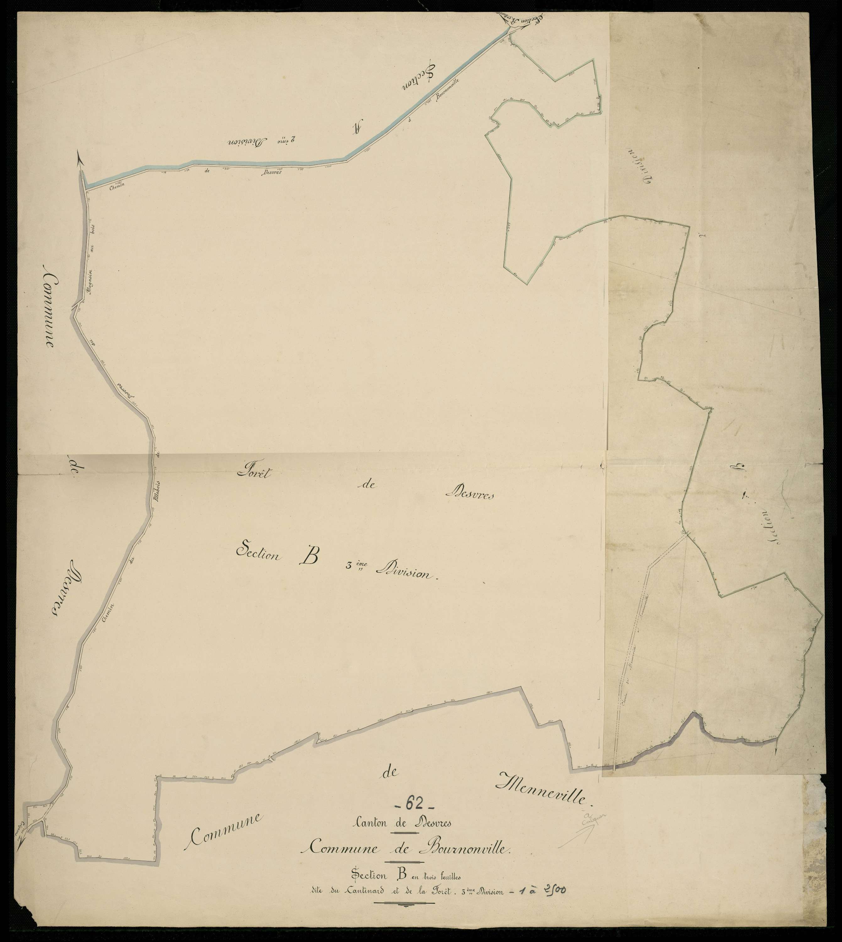Bournonville - Section B, 3e feuille