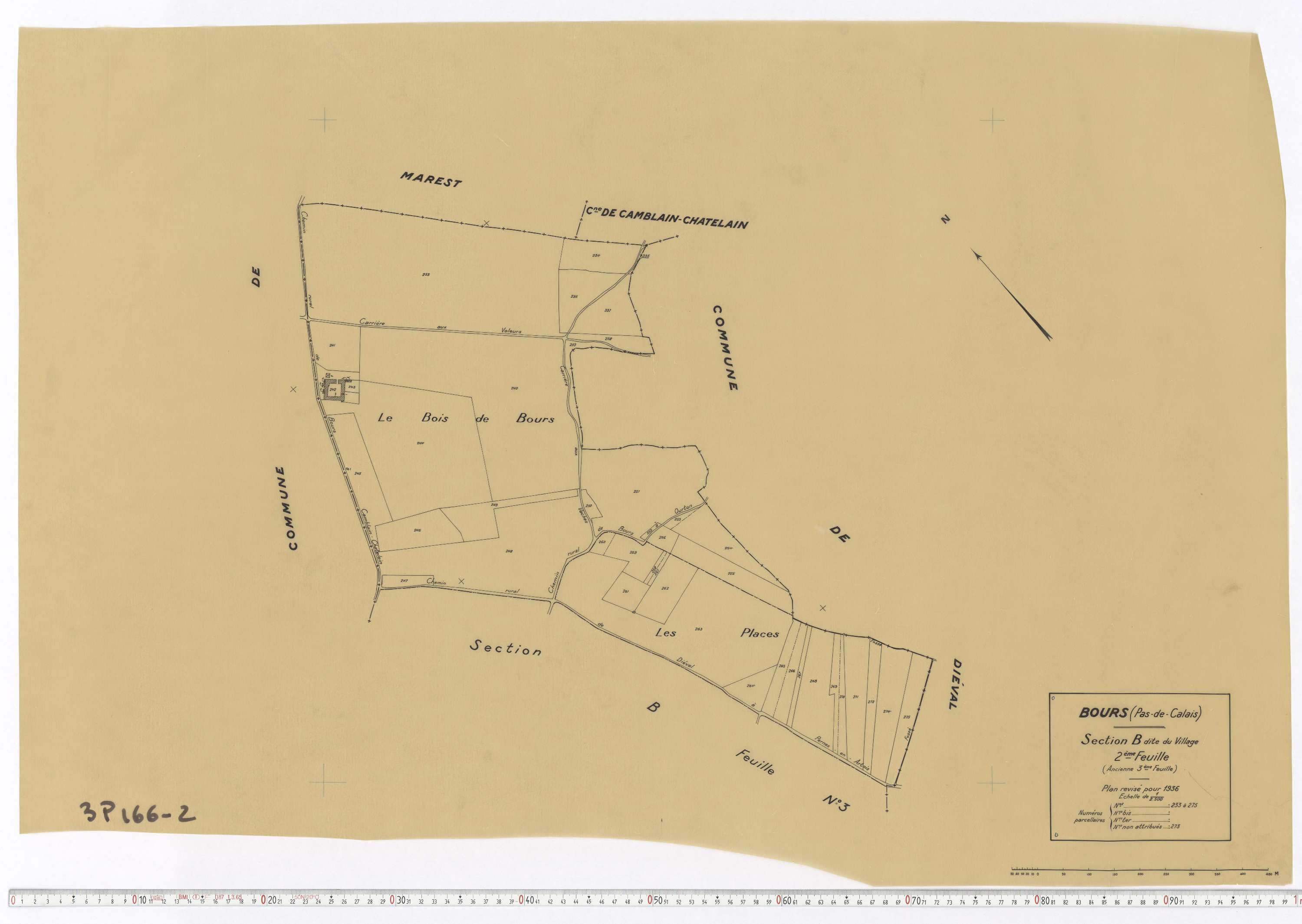 Bours - Section B, feuille 2.