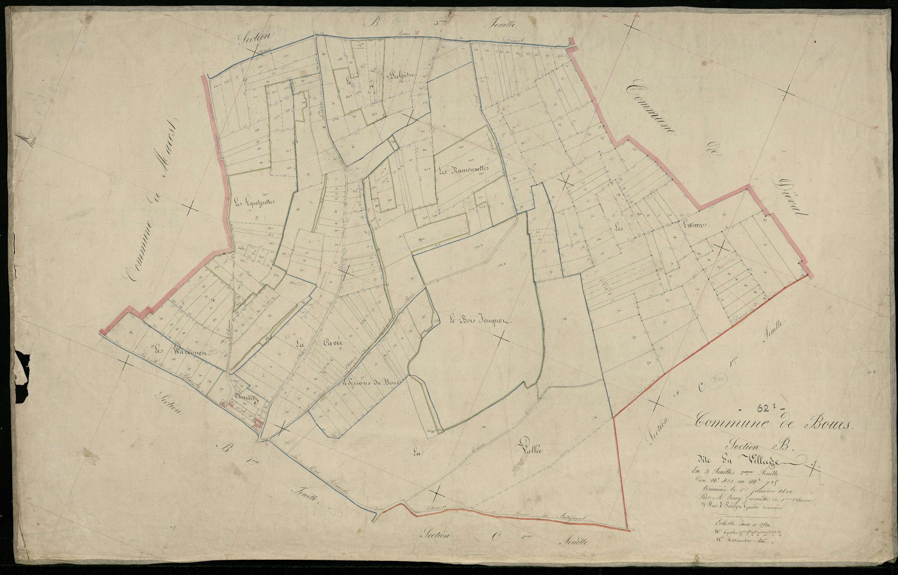 Bours - Section B, 2e feuille